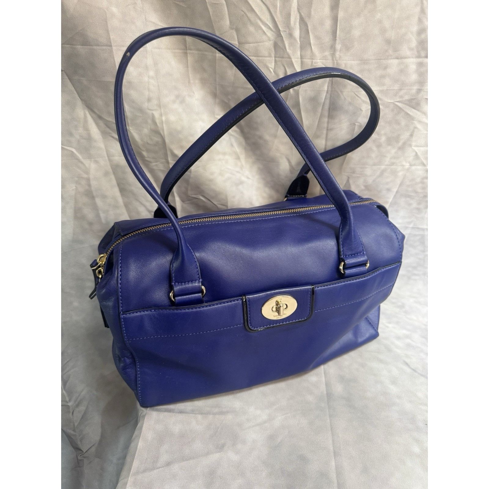 Kate Spade KATE SPADE NEW YORK MEDIUM SIZE COBALT BLUE SHOULDER BAG PUR Size ONE SIZE - 1 Thumbnail