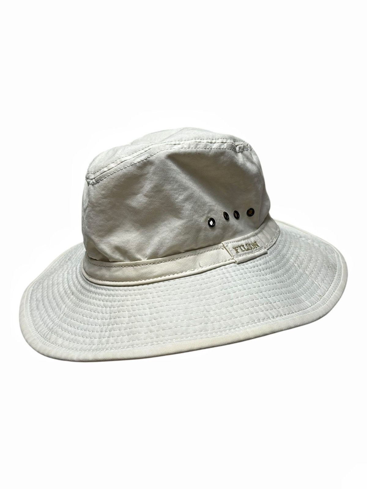 Filson × Vintage Vintage Cc Filson Co Summer Packer Hat Tan Dessert Sz Small Size 32 - 1 Thumbnail