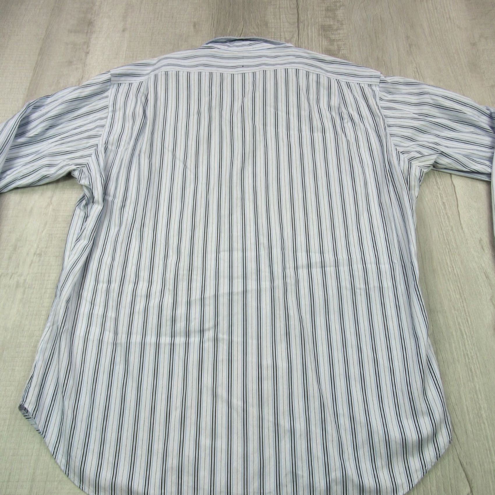 Polo Ralph Lauren Polo Ralph Lauren Shirt Mens 17.5 Stripes Long Sleeve Button-Down Casual Shirt Size US XXL / EU 58 / 5 - 5 Thumbnail