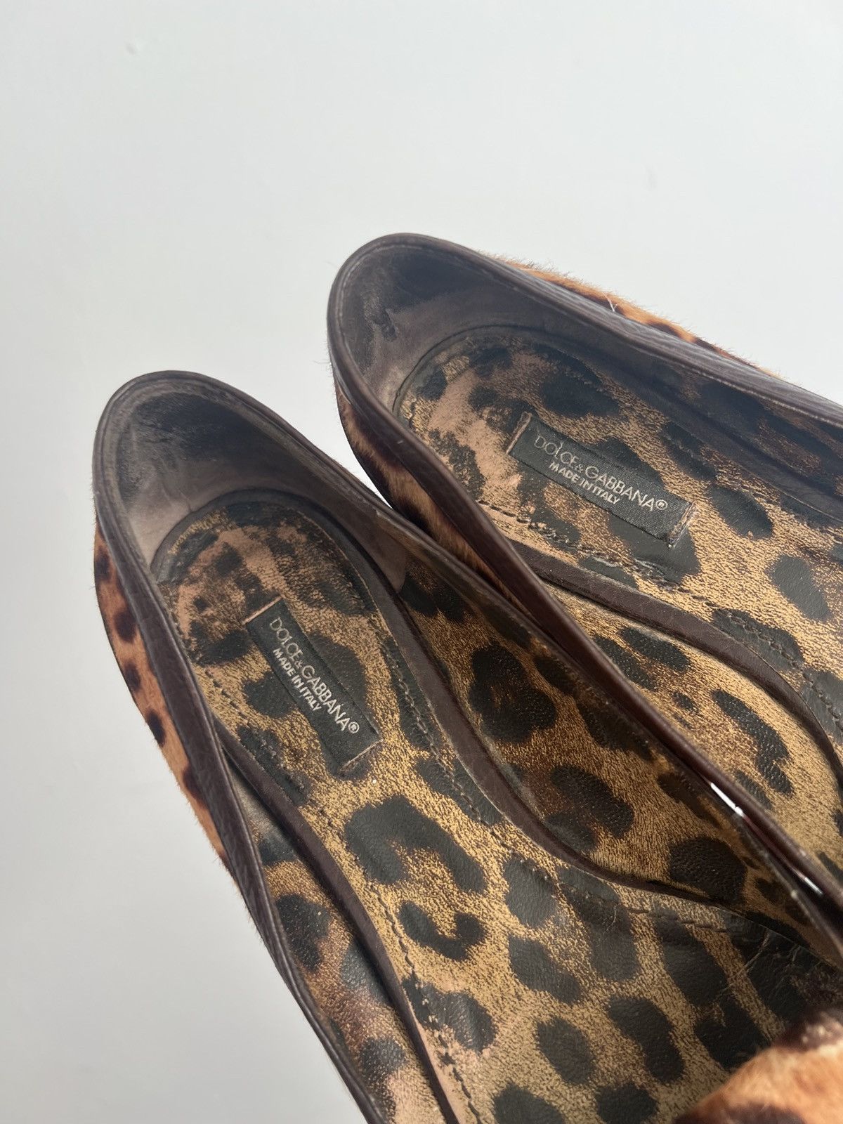 Dolce & Gabbana 🐅Rare Dolce & Gabbana Leopard slides flats Size US 8 / IT 38 - 4 Thumbnail