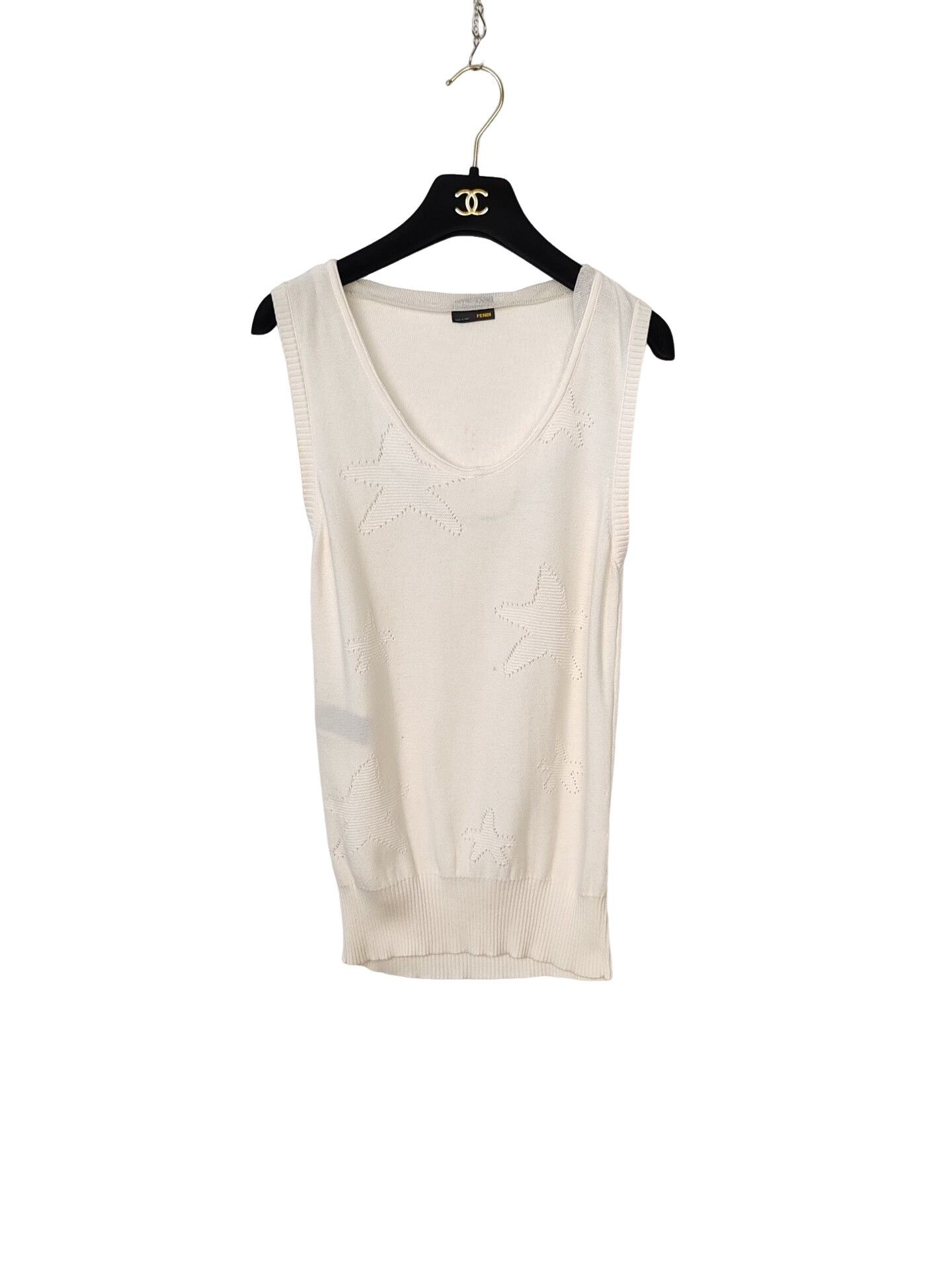 Fendi Fendi Star Knit Tank Top Size 38 Size XS / US 0-2 / IT 36-38 - 1 Thumbnail