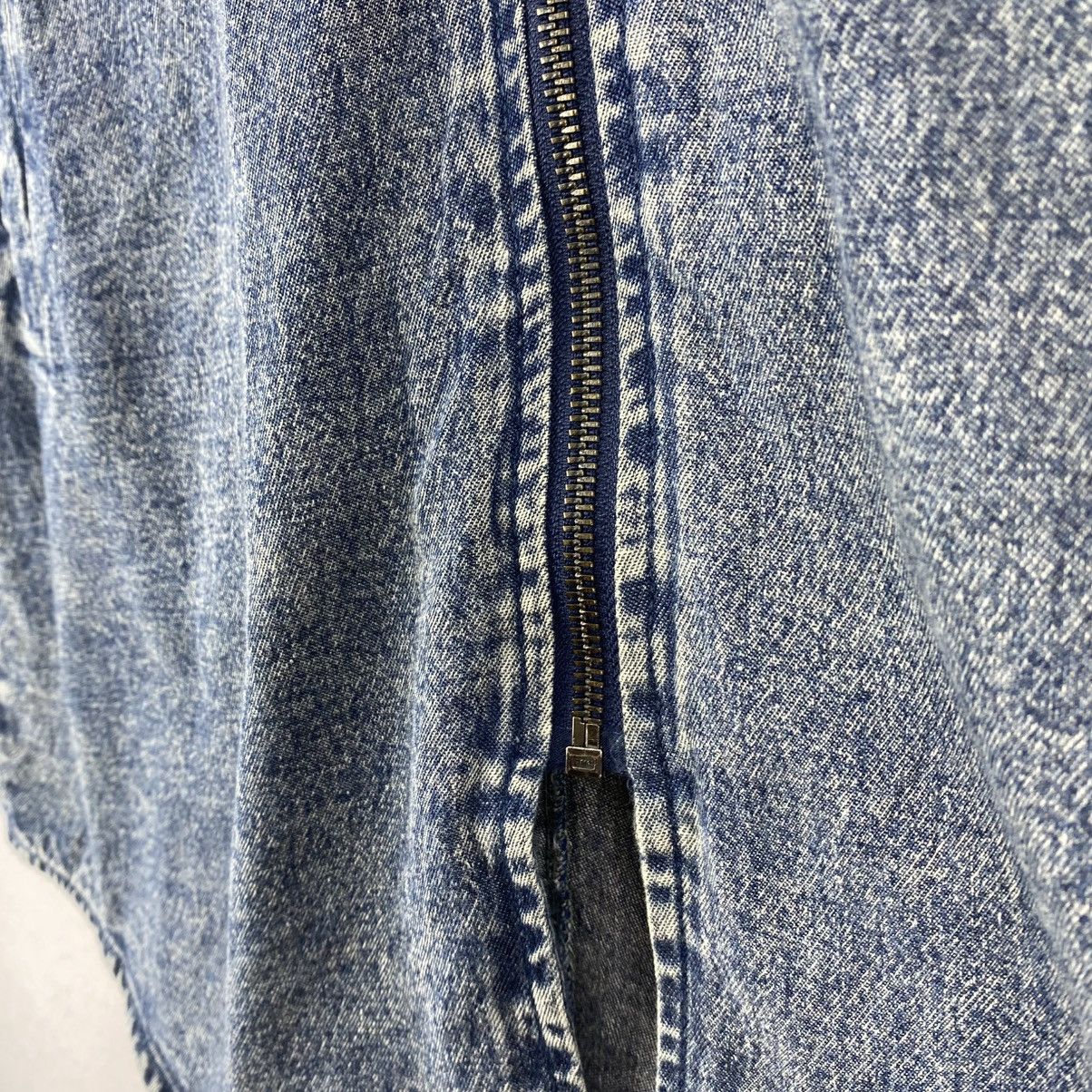 Japanese Brand Sureve Japan Oversized Washed Denim Bomber Jacket Size US L / EU 52-54 / 3 - 8 Thumbnail