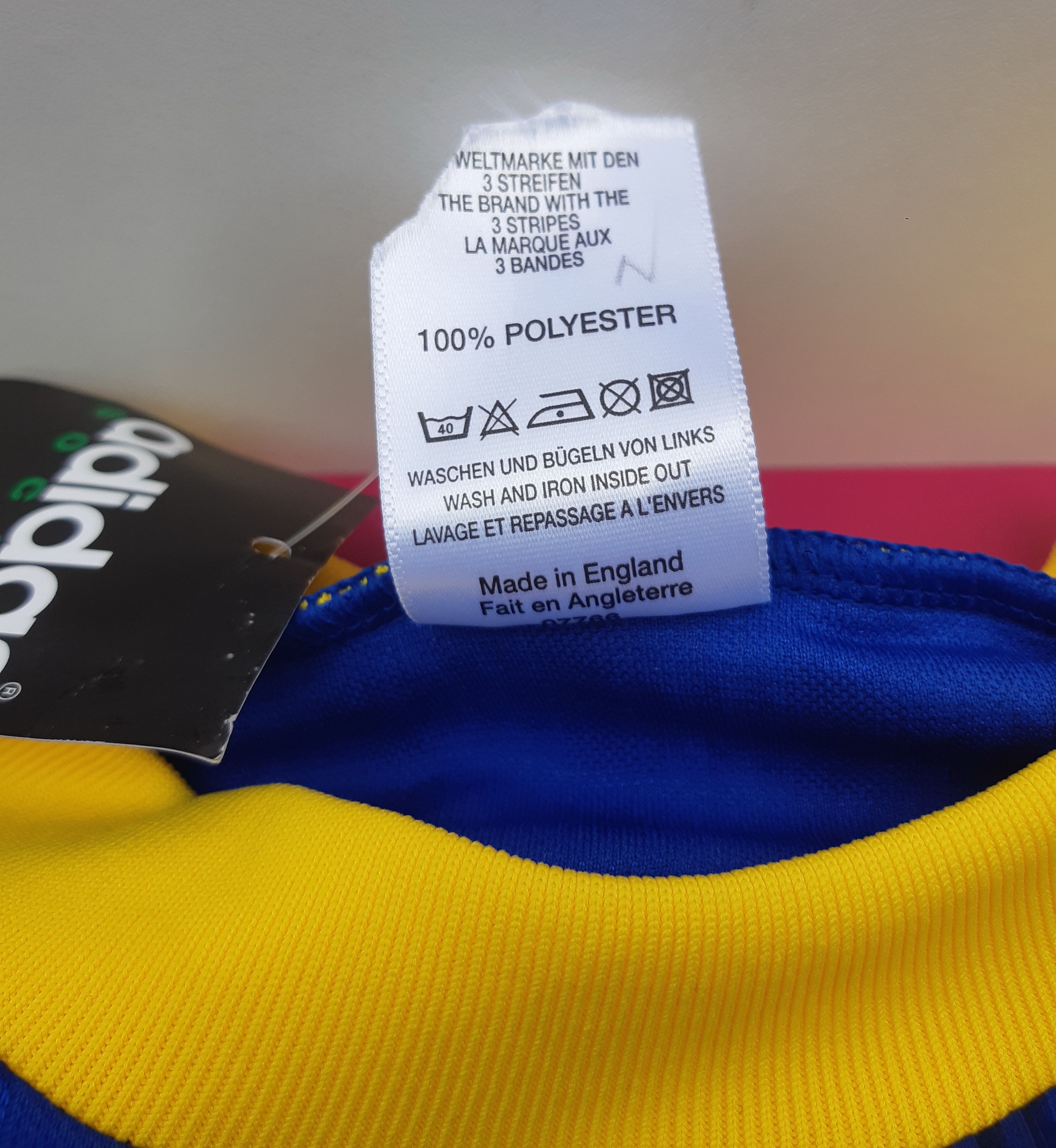 Adidas Vintage 90s ADIDAS Soccer Jersey Made in England size L NWT Size US L / EU 52-54 / 3 - 5 Thumbnail