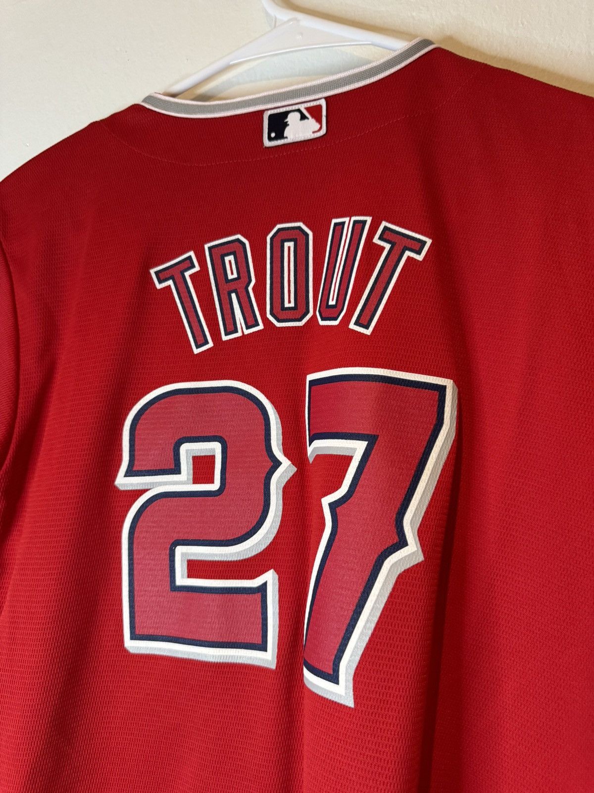 MLB Genuine Merchandise Mike Trout Angels Youth Jersey Medium Size US XS / EU 42 / 0 - 6 Thumbnail
