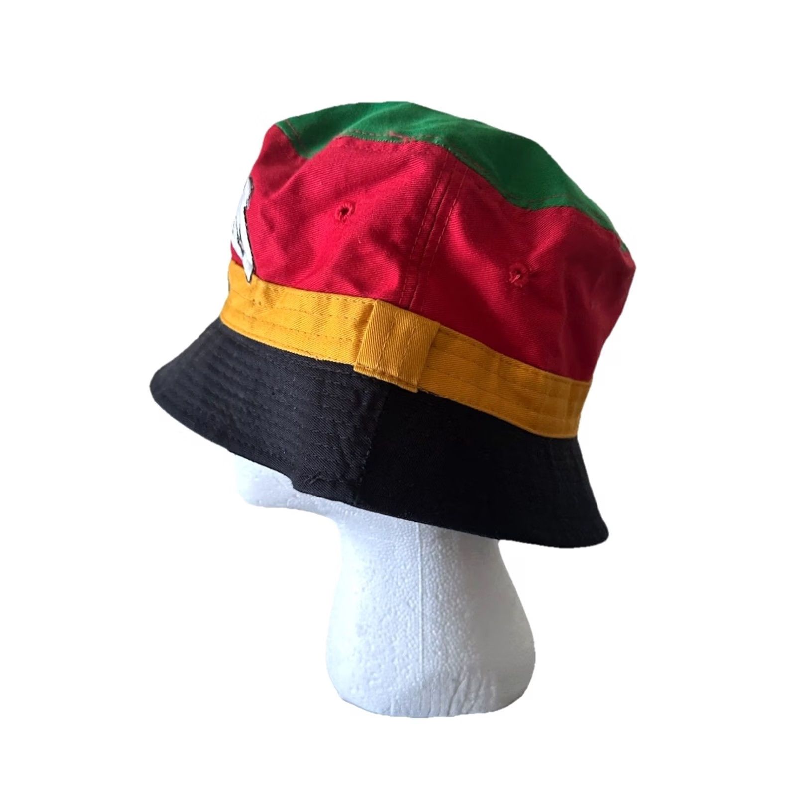 Vintage Vintage Malcolm X Bucket Hat Cap 90s Pinwheel RARE NWOT Large NOS Size ONE SIZE - 4 Thumbnail