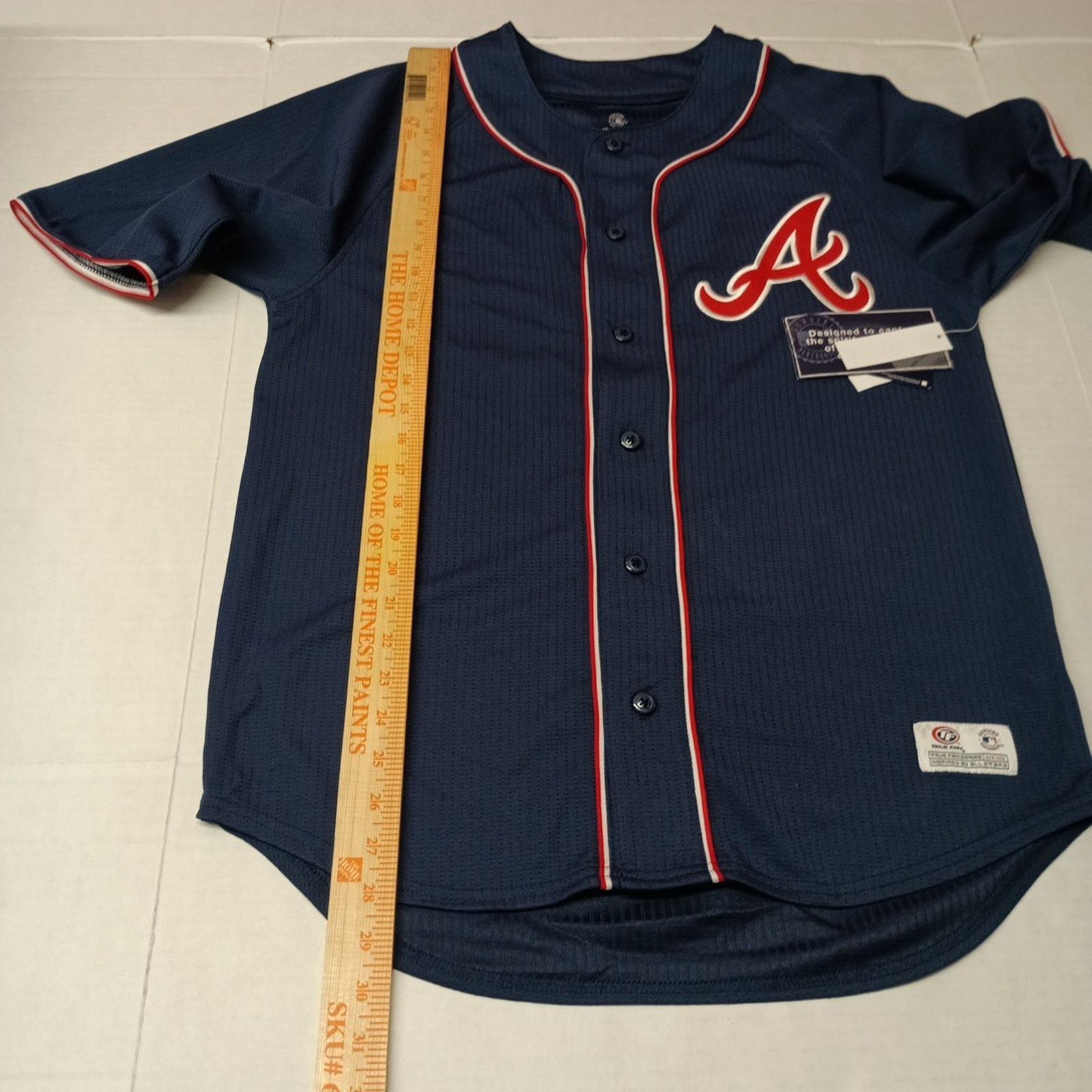 Other Atlanta Braves Jersey Adult M Medium Blue Red MLB Baseball Size US M / EU 48-50 / 2 - 7 Thumbnail