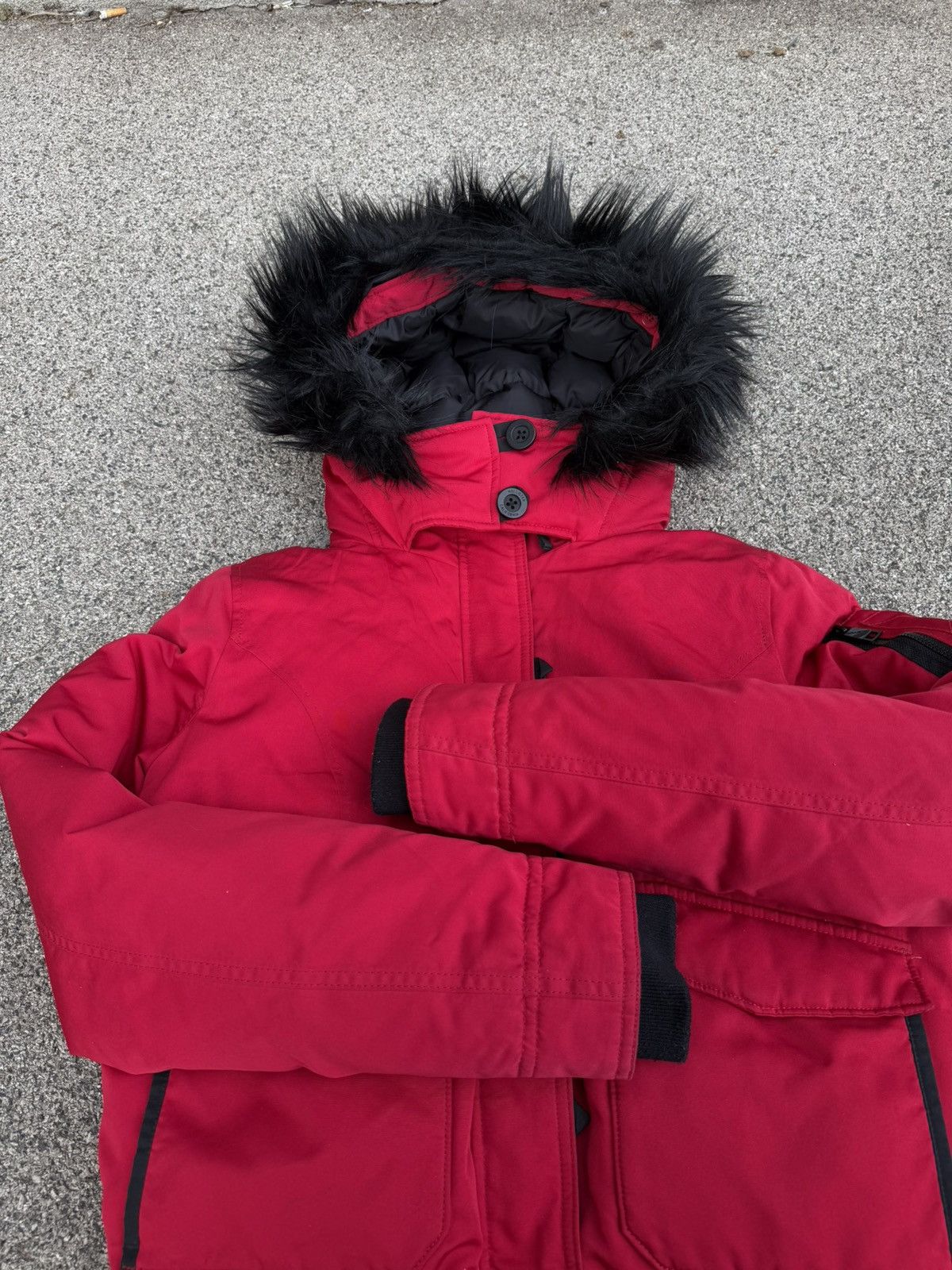 Hollister Streetwear Hollister Black Fur Y2K Bomber Jacket Size US M / EU 48-50 / 2 - 7 Thumbnail