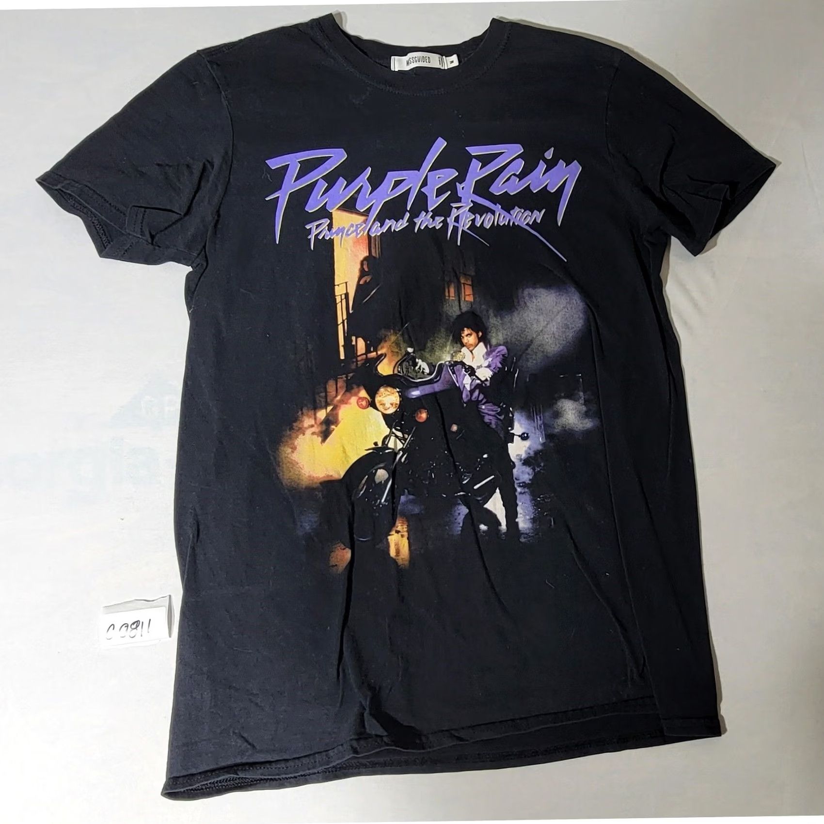 Missguided Missguided Prince Purple Rain Graphic Shirt Black Mens Medium Short Sleeve Music 80s Size US M / EU 48-50 / 2 - 2 Thumbnail