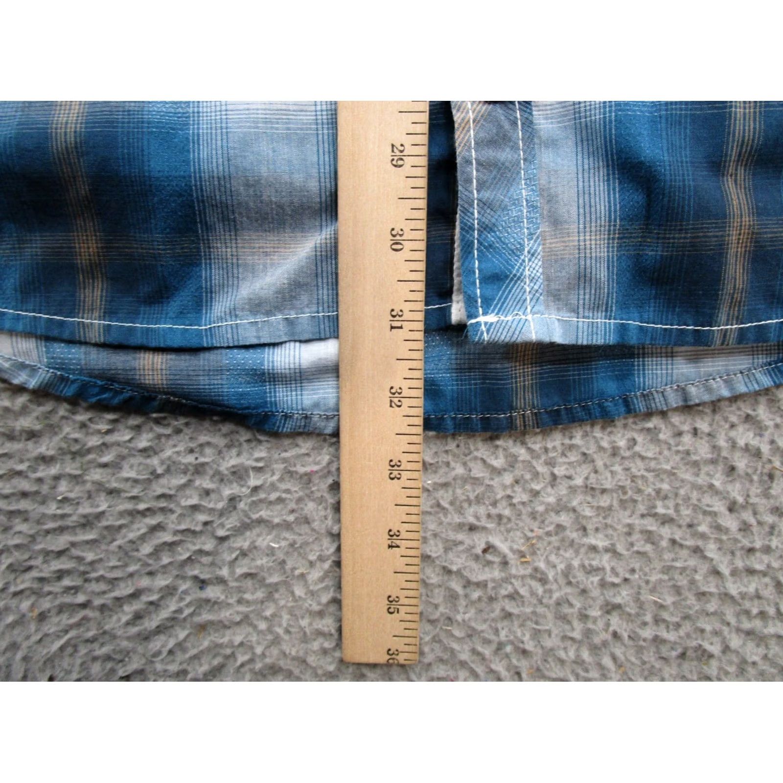 Vintage BKE Buckle Plaid Pearl Snap Shirt Men's XL Pockets Athletic Fit Western Rodeo Shirt Size US XL / EU 56 / 4 - 7 Thumbnail