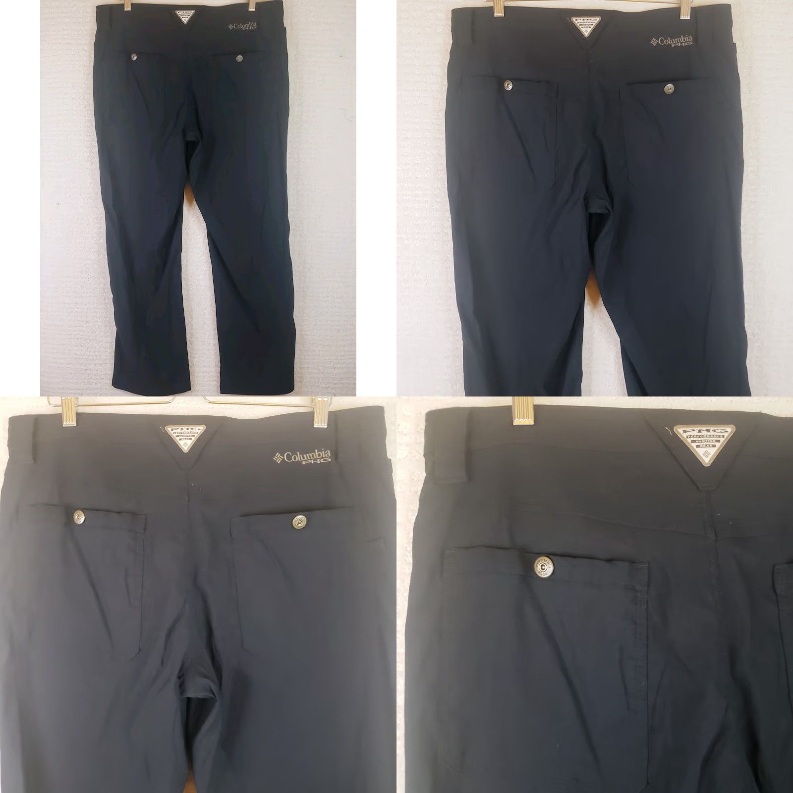 Vintage Columbia PFG Pants 36X30 Black Outdoor Activewear Cargo 5-Pocket Regular Straight Mens Size US 36 / EU 52 - 8 Thumbnail
