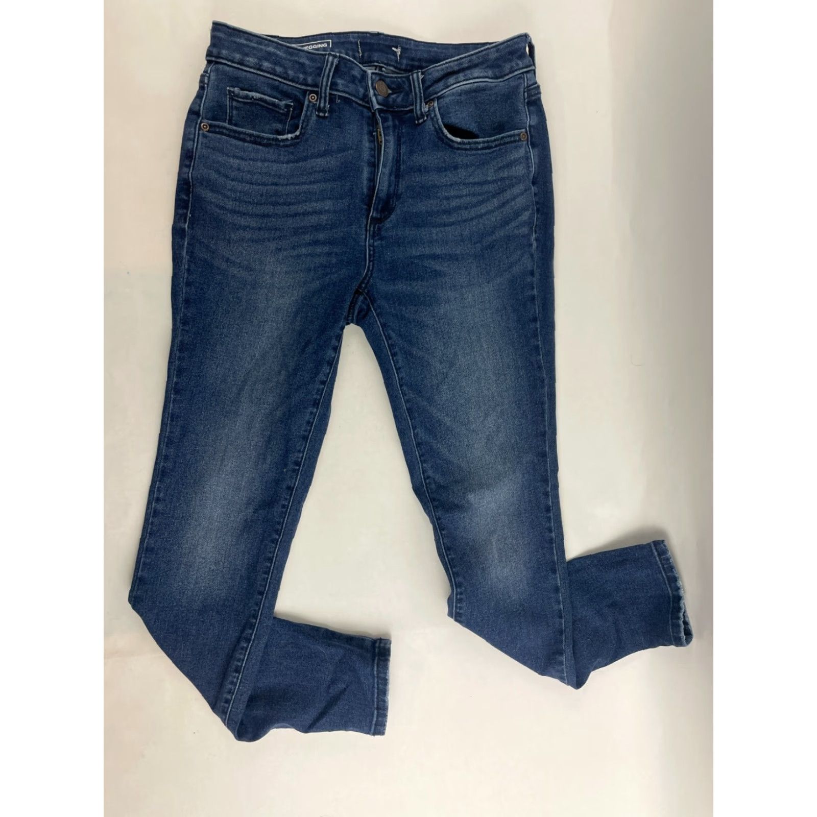 Denime Sonoma Jeans Women's Jeans Blue Denim Pants Curvy Jegging Mid Rise Stretch Size 6 Size 28" / US 6 / IT 42 - 2 Thumbnail