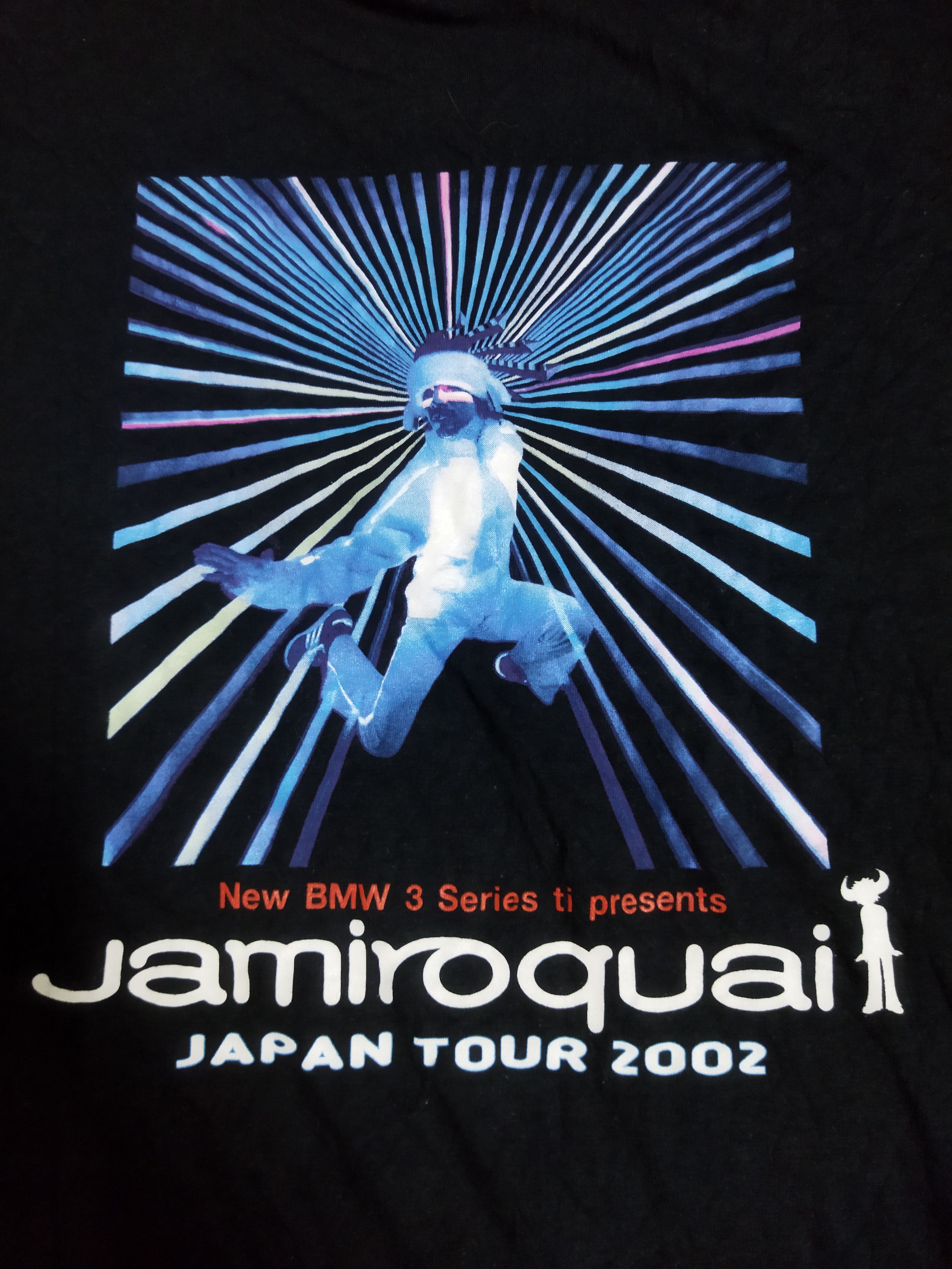 Band Tees Vintage 2002 Jamiroquai Japan Tour Promo Tee Size US L / EU 52-54 / 3 - 3 Thumbnail