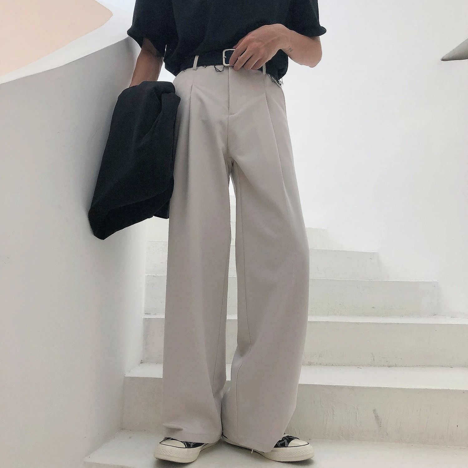 Vintage Wide-leg Mop Pants Size US 32 / EU 48 - 3 Thumbnail