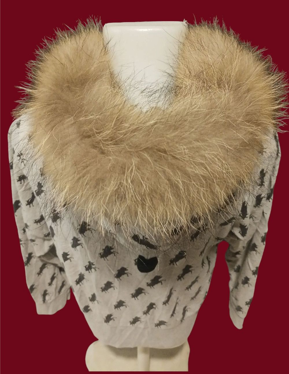 Japanese Brand Rodeo Crowns Fur Zip Hoodie Long Sleeve Size US L / EU 52-54 / 3 - 17 Thumbnail