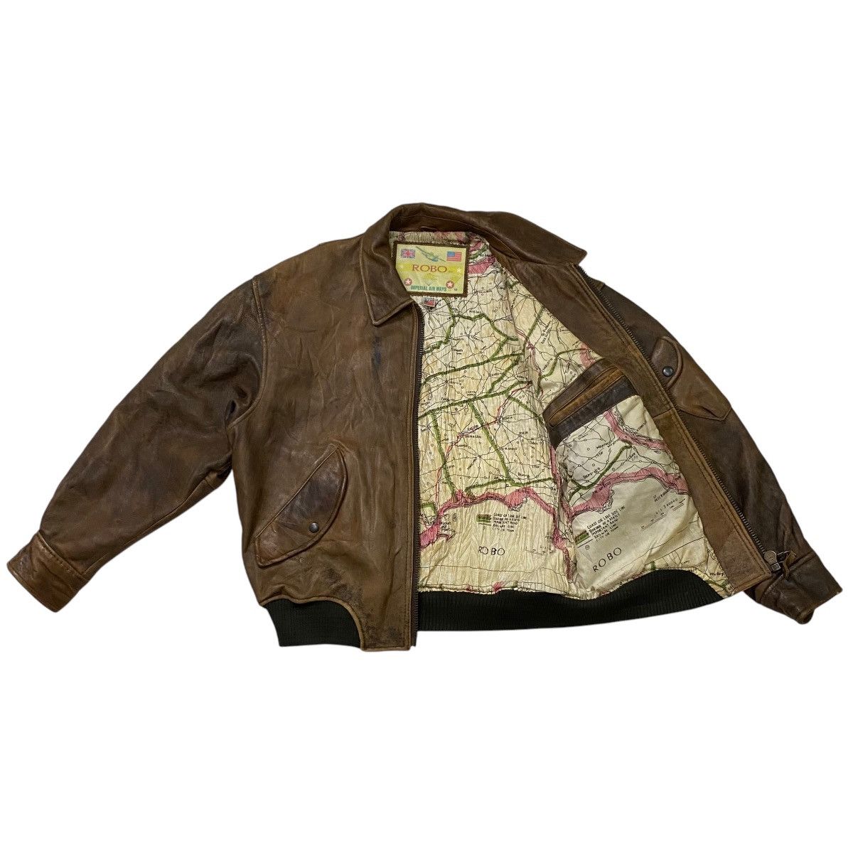 Japanese Brand Vintage A2 ROBO leather jacket Size US M / EU 48-50 / 2 - 6 Thumbnail