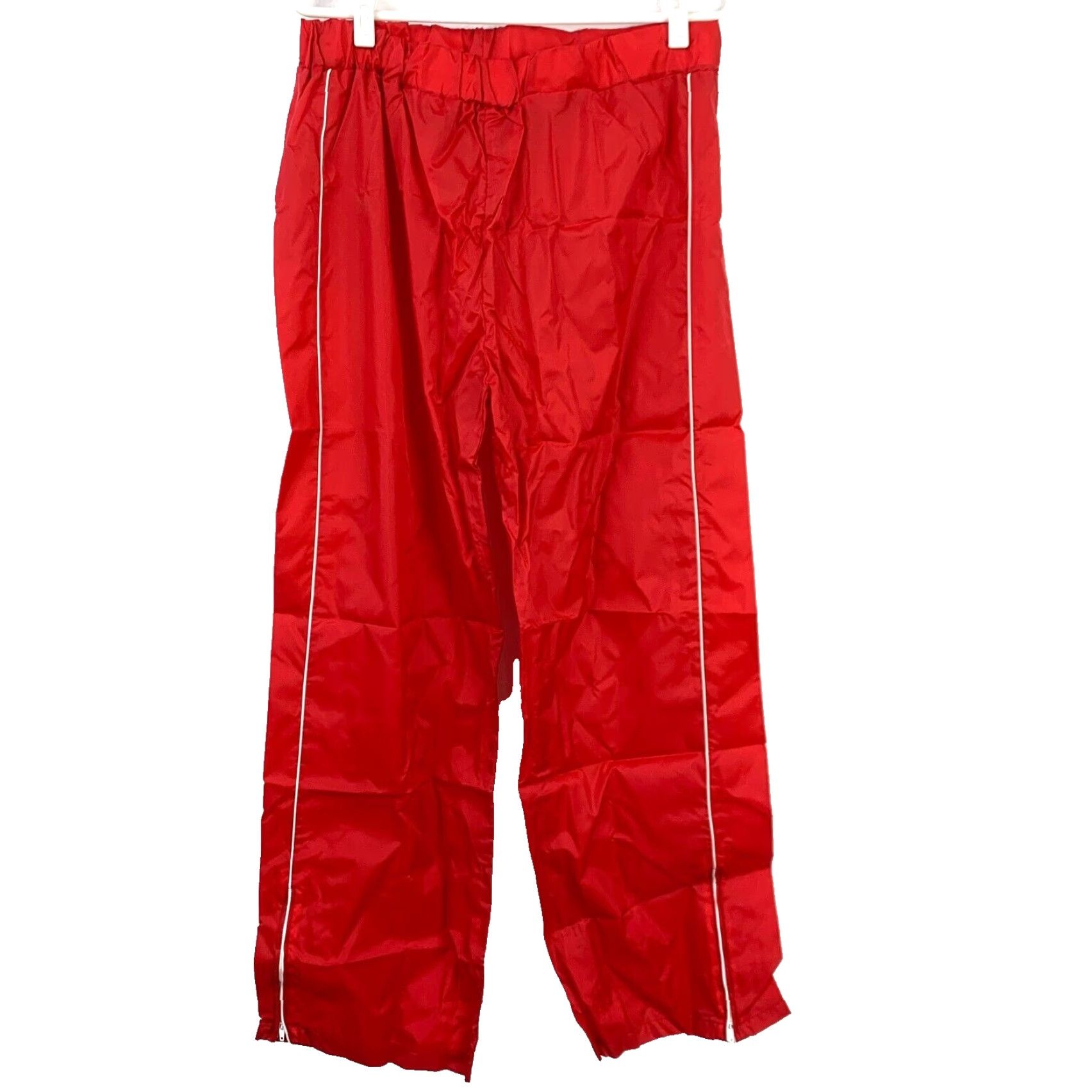 Champion VINTAGE Champion Windbreaker Red Nylon Track Suit Set Shirt Pants XL Mens 70s 2 Piece Track Jacket Track Pants Nylon Zipper Athletic Activewear Size US XL / EU 56 / 4 - 6 Thumbnail