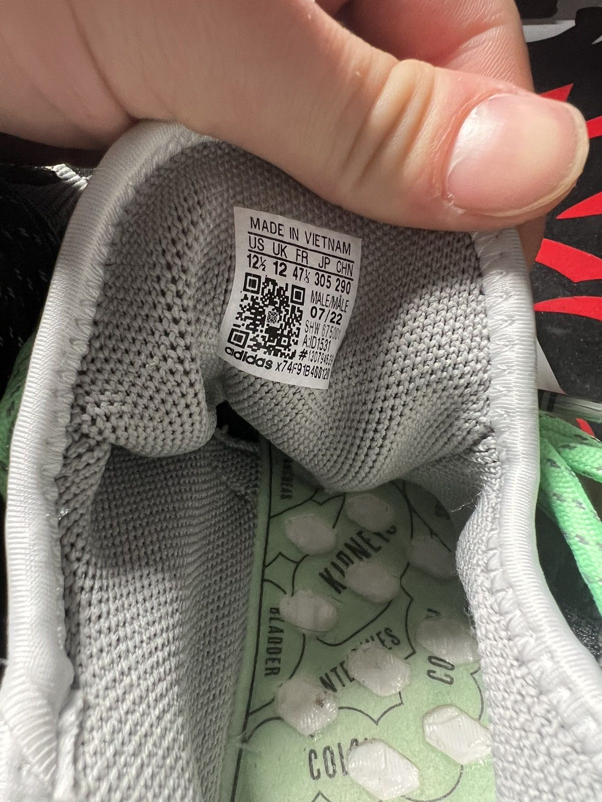 Adidas × Humanrace × Pharrell Adidas x Pharrell HU NMD ANIMAL PRINT in Gray/Black 12.5US Size US 12.5 / EU 45-46 - 6 Thumbnail