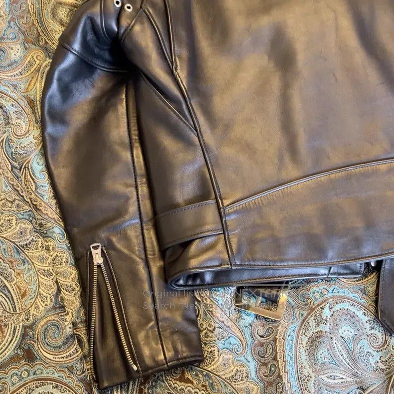 Schott NYC bull leather motorcycle leather jacket Size US XS / EU 42 / 0 - 9 Thumbnail
