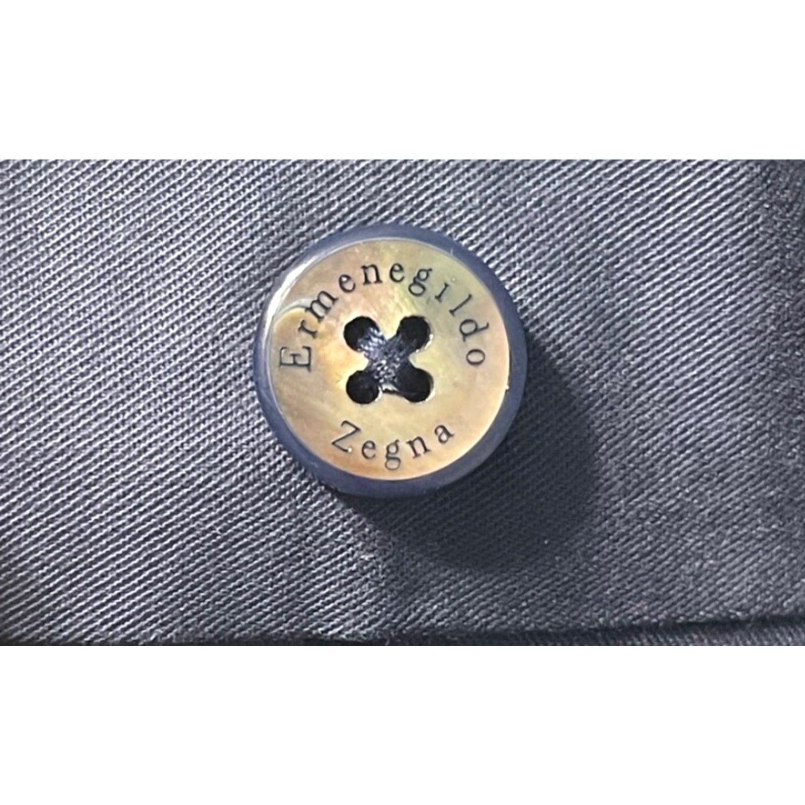 Ermenegildo Zegna VINTAGE Ermenegildo Zegna Pants Trousers 100% Cotton Mens 35x31.5 Blue Size US 35 - 6 Thumbnail