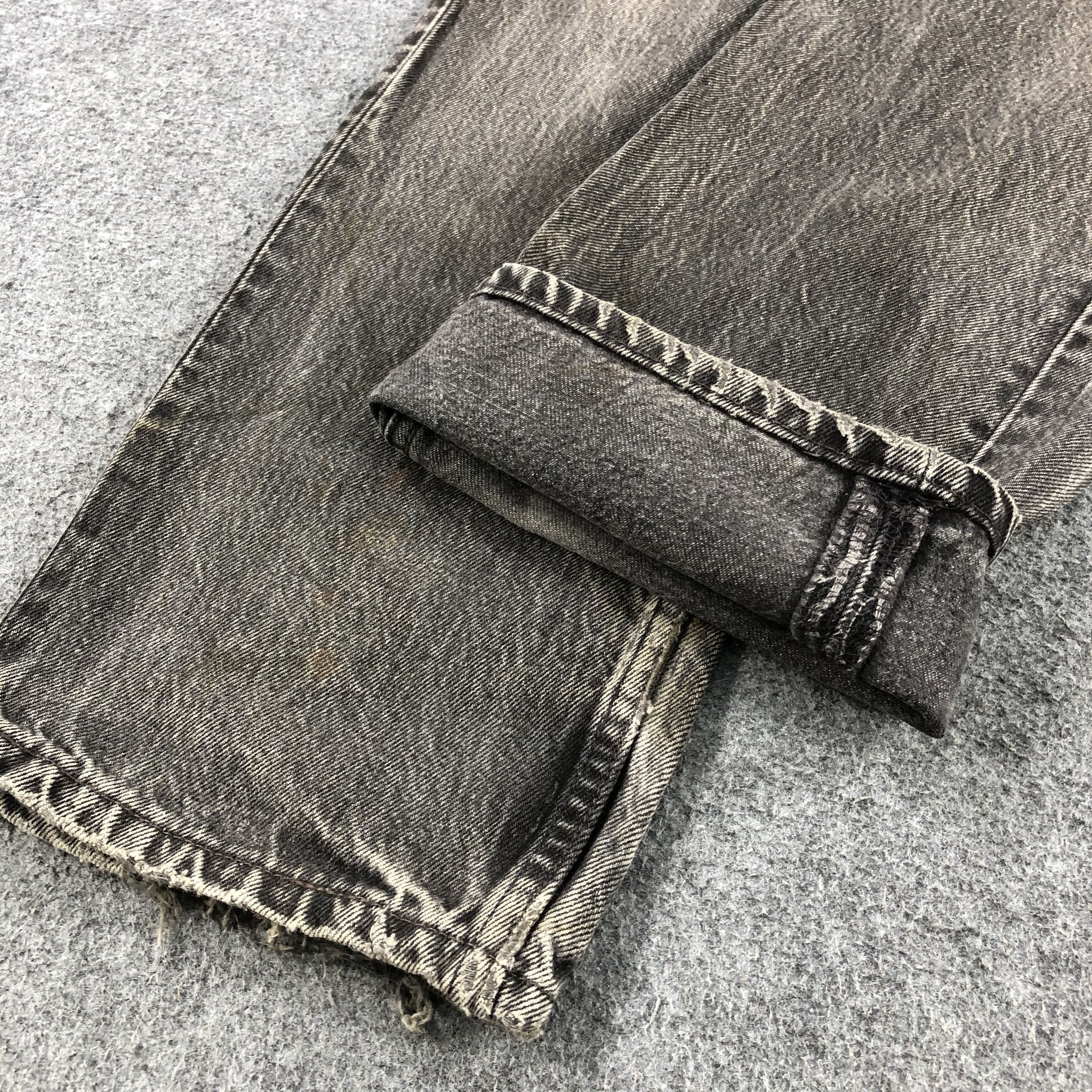 Levi's 90s Vintage Distress Levis 501 Jeans-J1479 Size US 33 - 6 Thumbnail