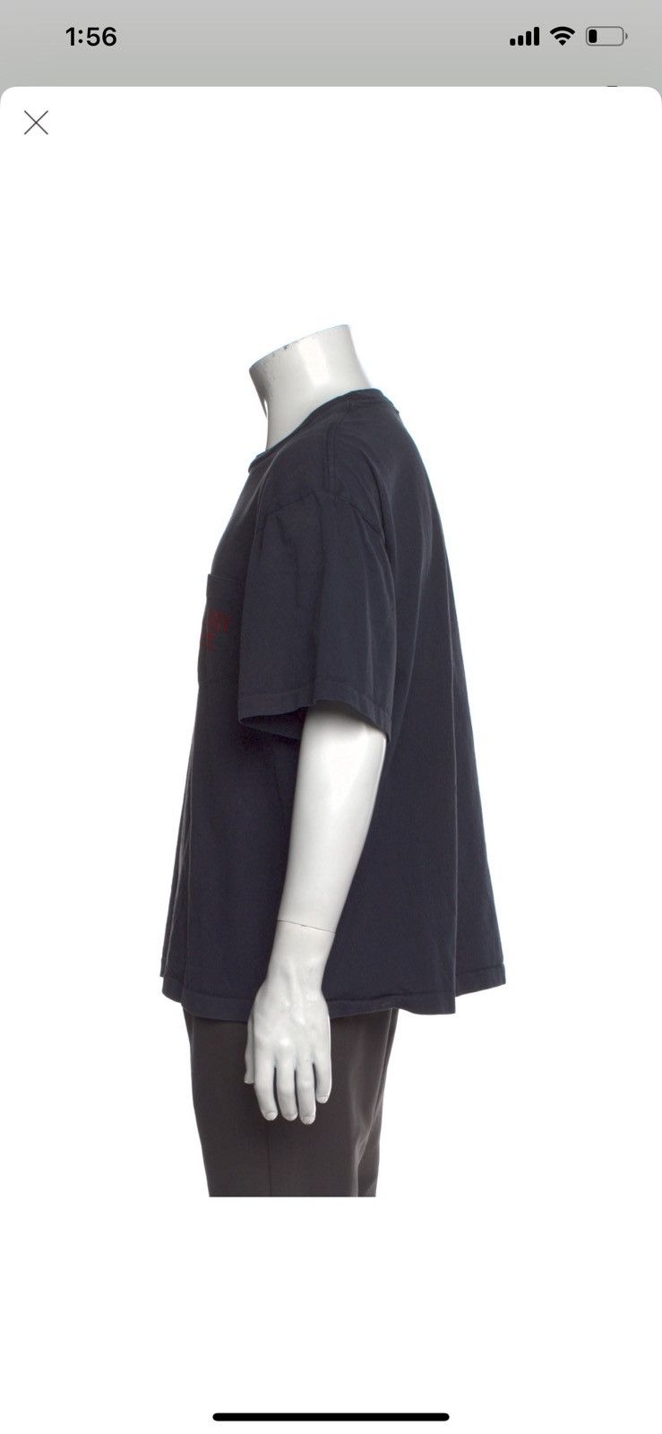 Gallery Dept. Gallery Dept Souvenir Red Logo Navy Blue Tee Size US XL / EU 56 / 4 - 10 Thumbnail