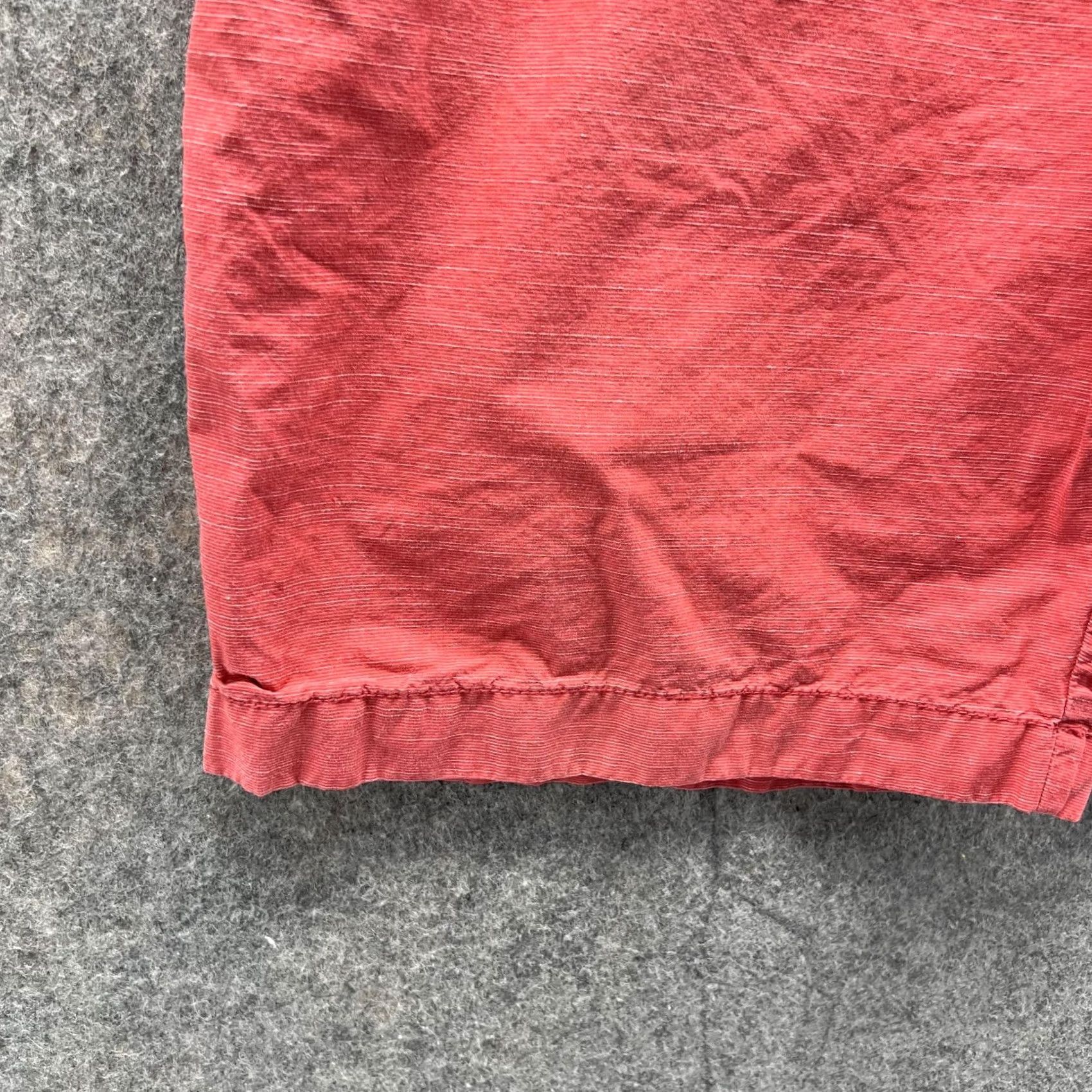Tommy Hilfiger Tommy Hilfiger Shorts Men 40 Pink Pastel Flat Front Chino Casual Cotton Striped Size US 40 / EU 56 - 5 Thumbnail