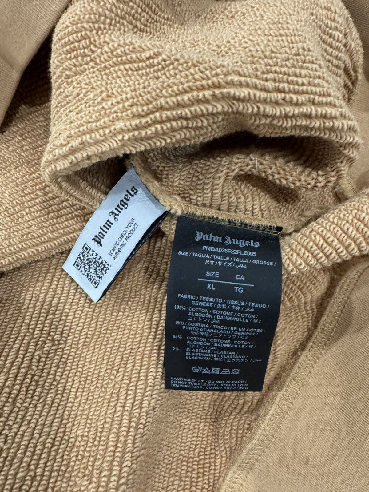 Palm Angels Palm Angels Banana Print Brown Crewneck Sweatshirt Size US XL / EU 56 / 4 - 5 Thumbnail