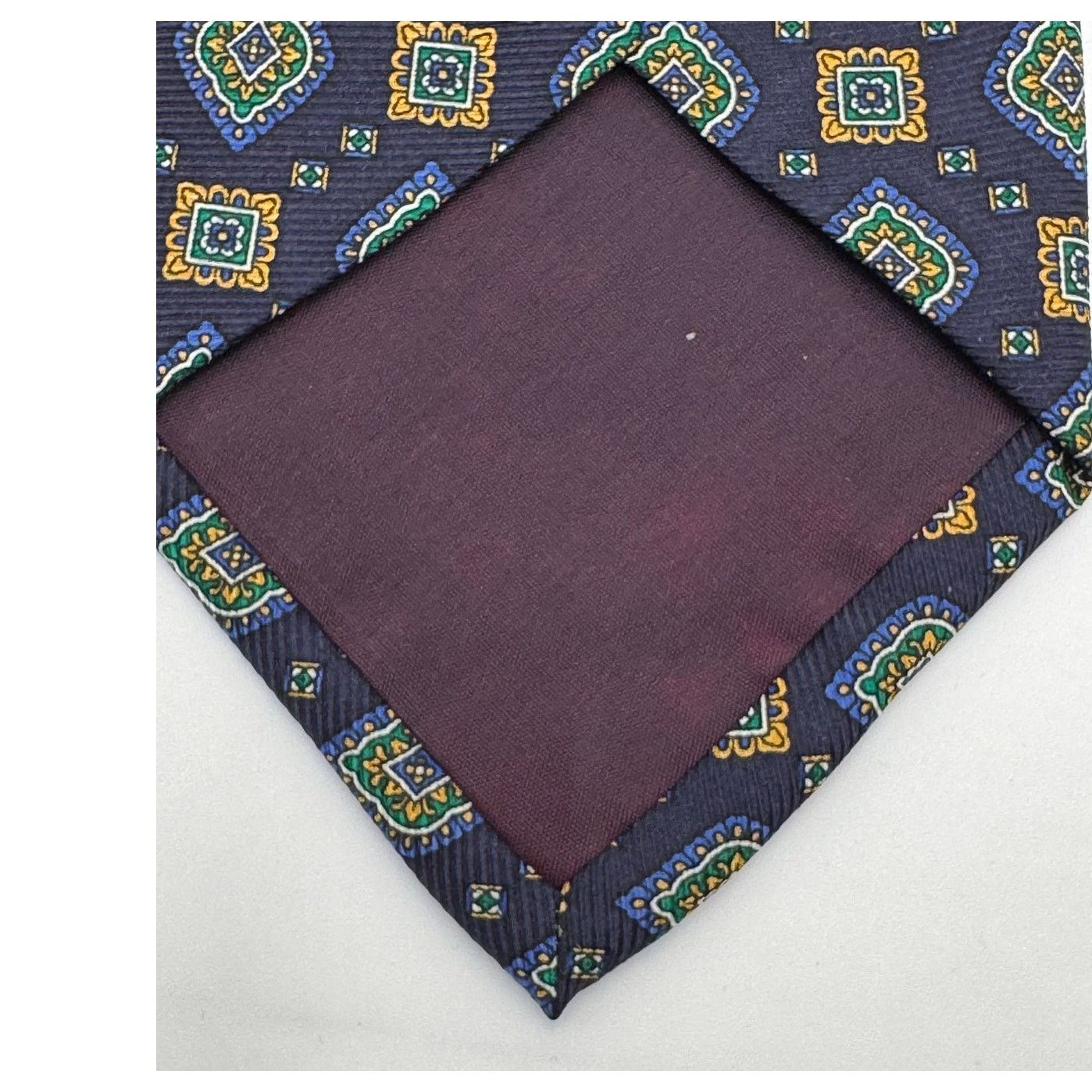 Jos. A. Bank Jos A Bank Premier Collection Mens Silk Tie Navy Size ONE SIZE - 5 Thumbnail