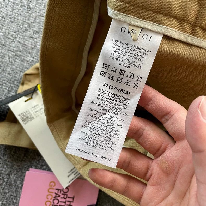 Gucci Gucci The North Face Gucci North co-branded khaki workwear Size US 34 / EU 50 - 6 Thumbnail