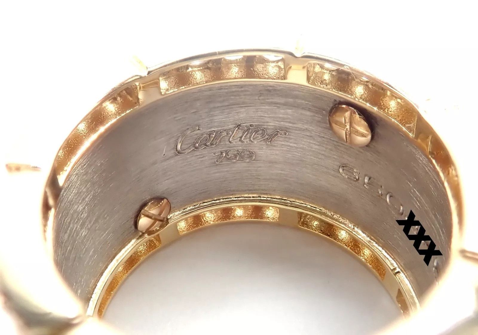 Cartier Cartier Mahango Walking Panthere 18k Diamond Band Ring Size ONE SIZE - 5 Thumbnail