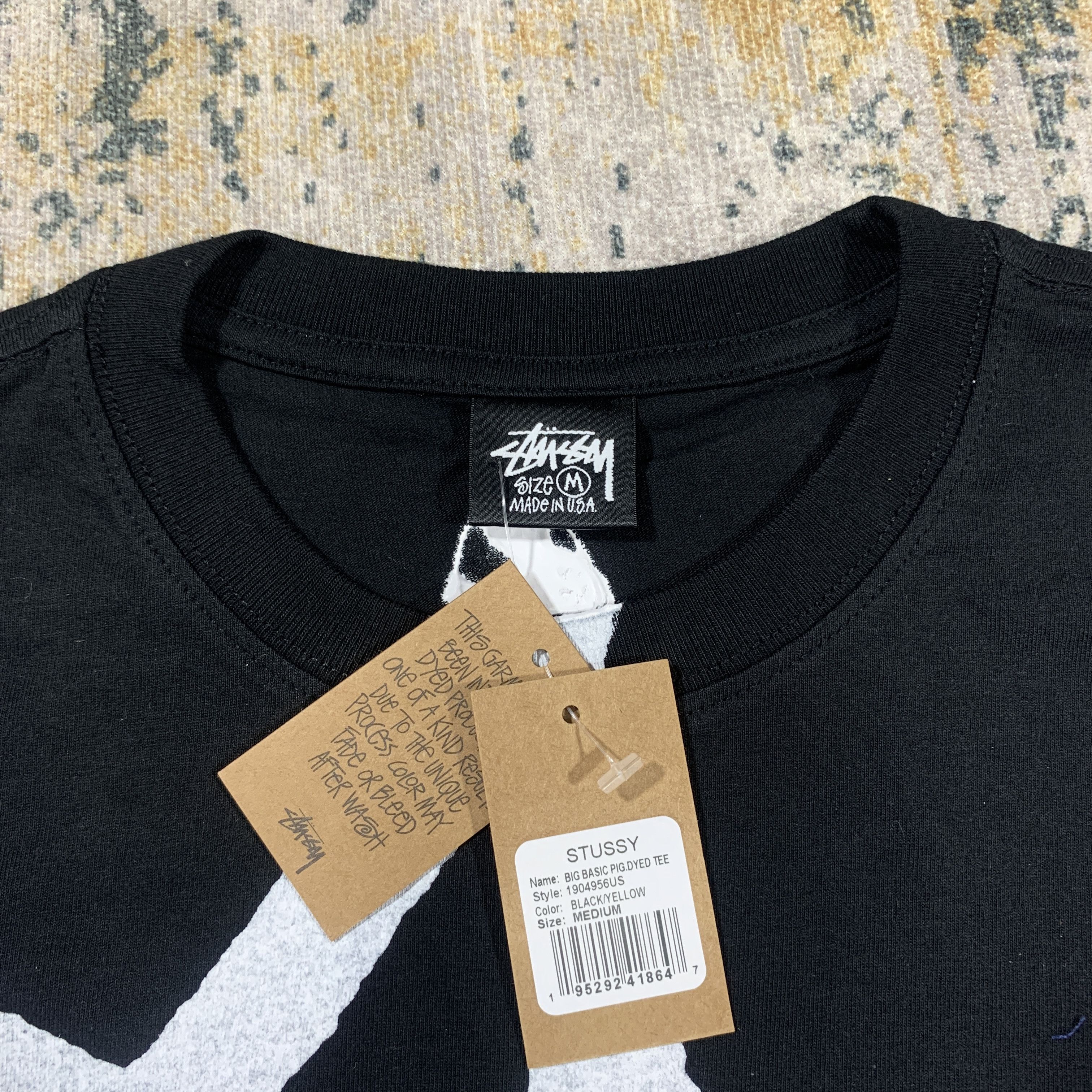 Stussy NWT Stussy Big Basic Pig Dyed Tee Medium Size US M / EU 48-50 / 2 - 3 Thumbnail