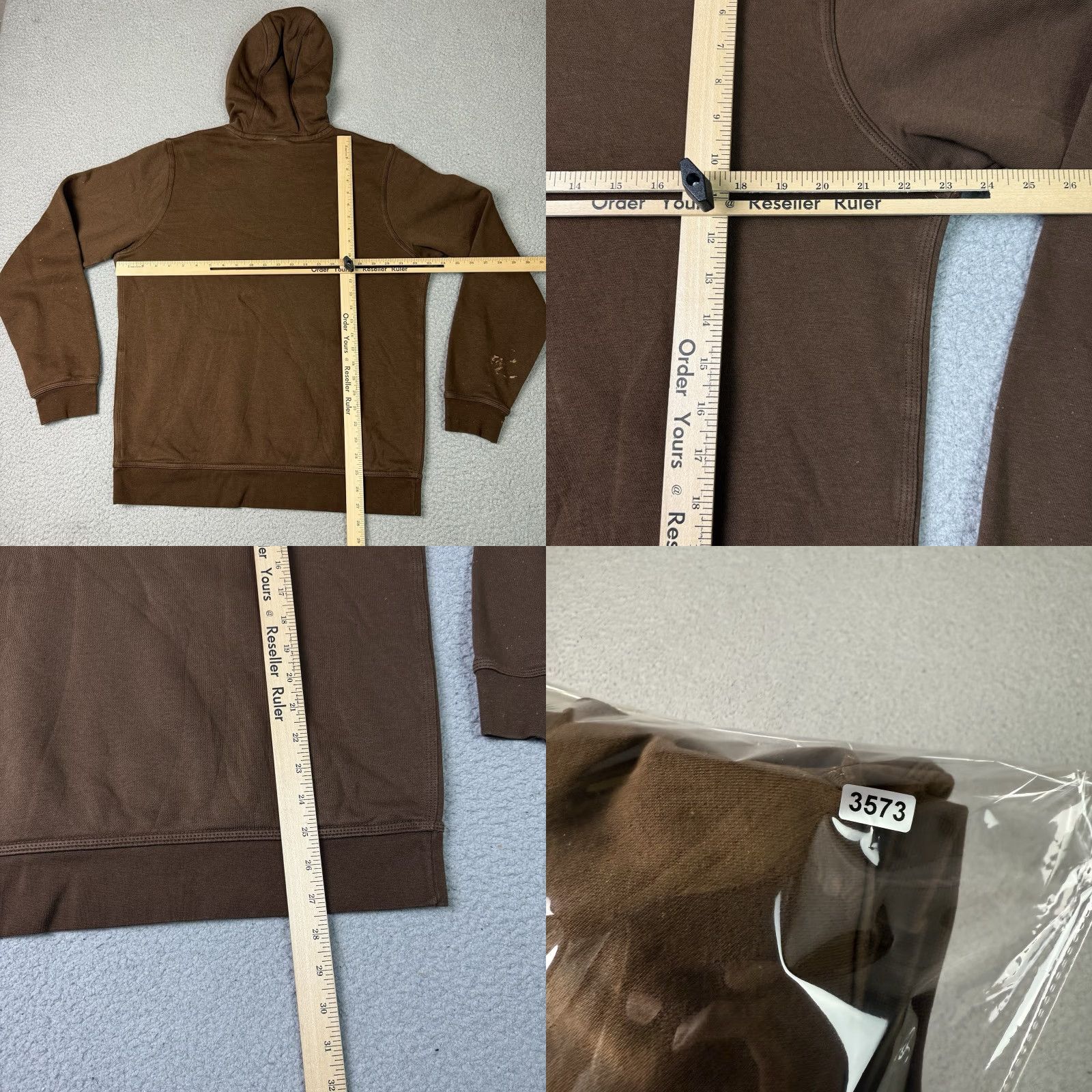 Nike VINTAGE Nike Sweatshirt Mens Large Brown Sportswear Hoodie Pullover Swoosh Distressed L Size US L / EU 52-54 / 3 - 8 Thumbnail