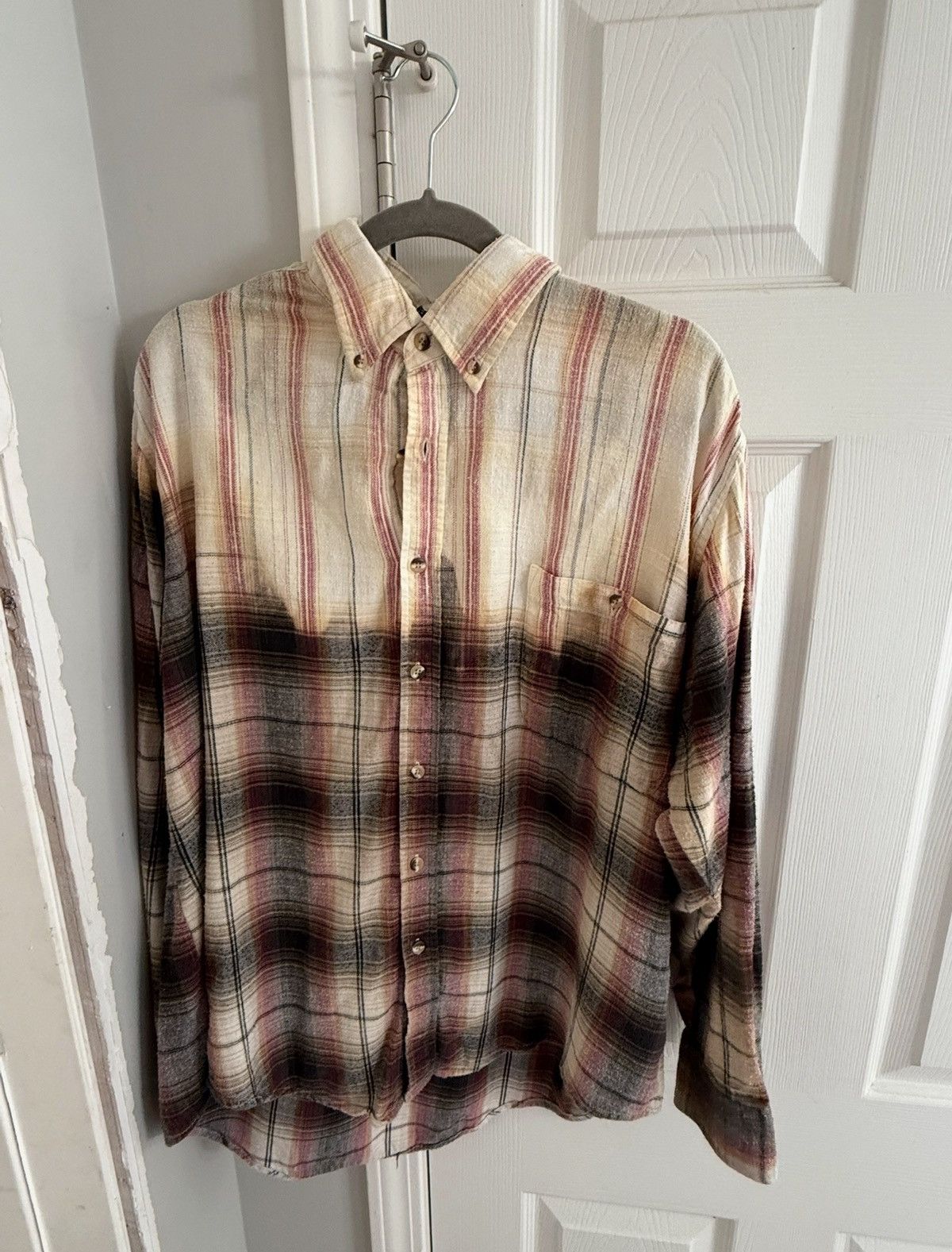 Vintage Vintage Bleach Dipped Flannels Size US L / EU 52-54 / 3 - 3 Thumbnail