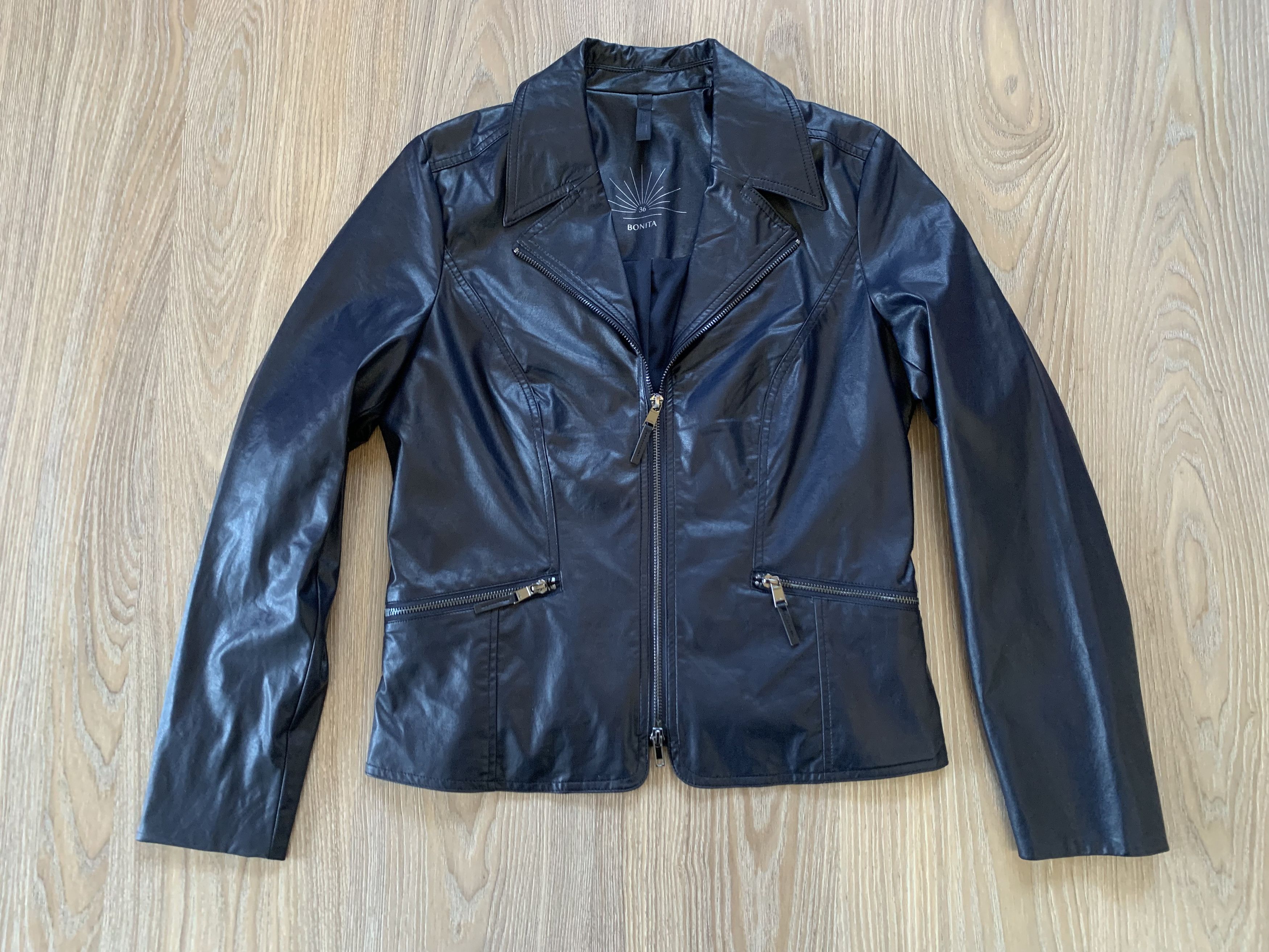 Other Bonita Women's Fake Leather Biker Jacket Size S / US 4 / IT 40 - 2 Thumbnail