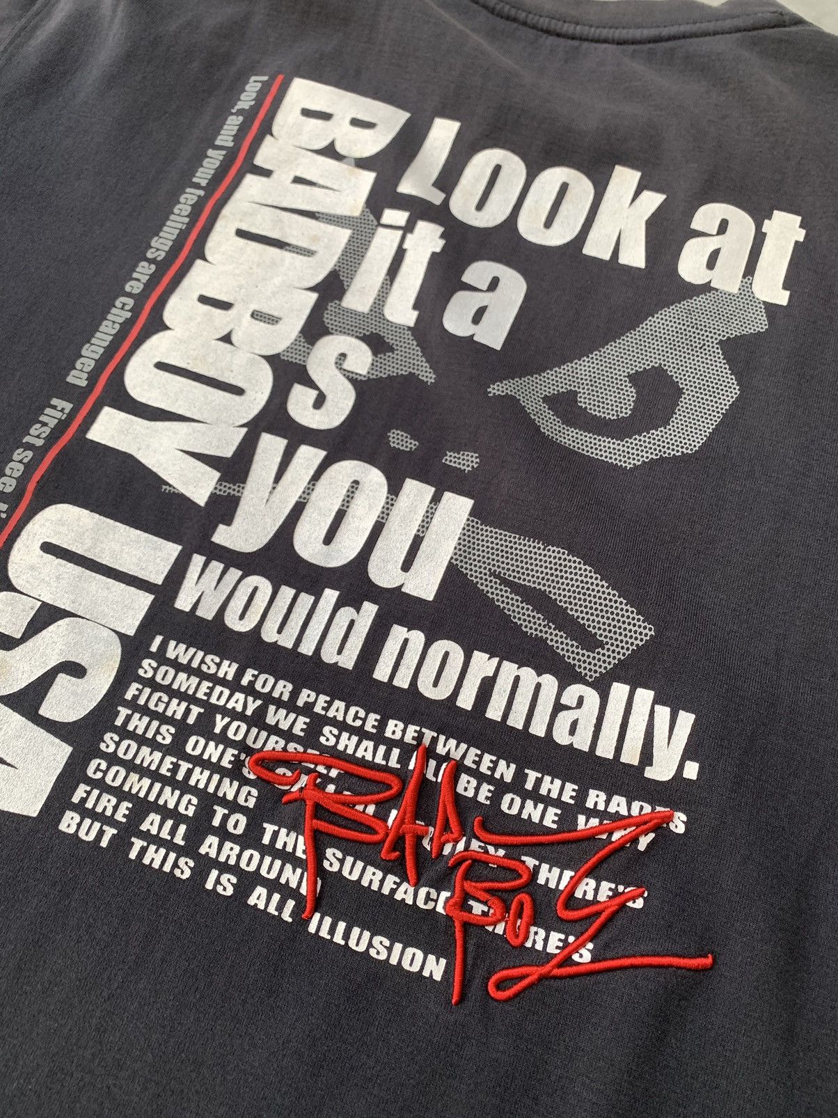 Vintage Vtg y2k badboy tshirt Size US L / EU 52-54 / 3 - 8 Thumbnail