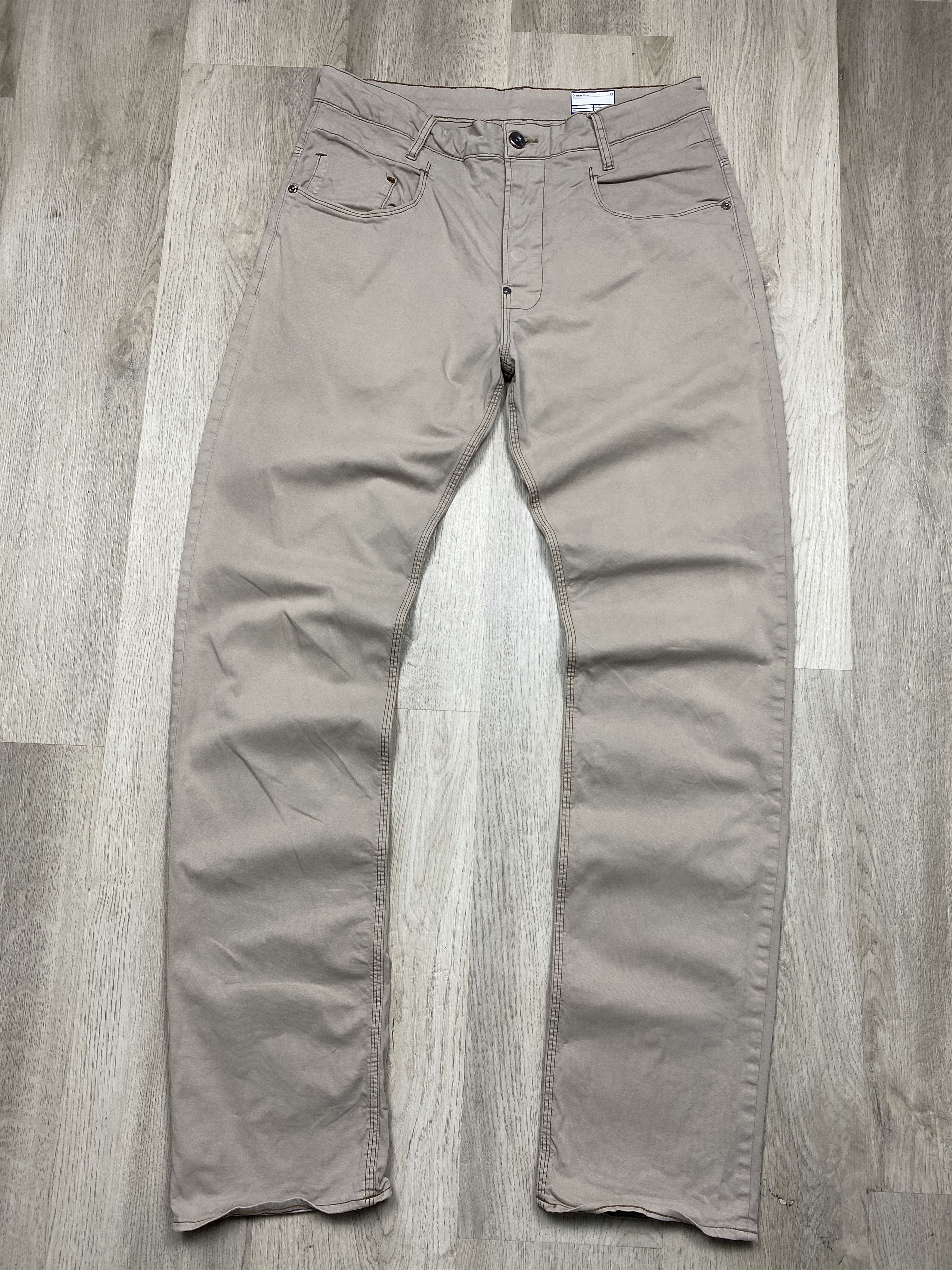 G-Star G Star Raw Vintage Mens New Radar Tapered Chino Pants Y2K Size US 33 - 5 Thumbnail