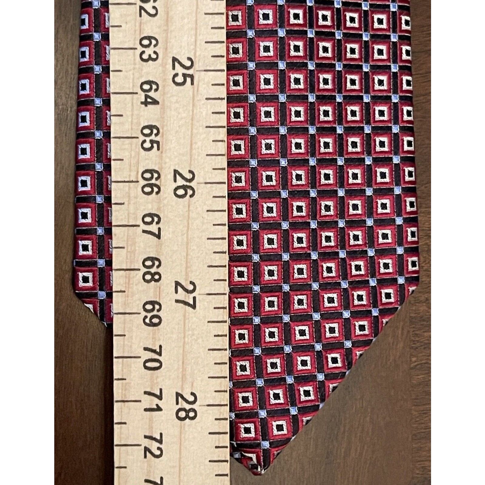 Chaps Chaps Red Black Hand Made 100% Silk Made In China Size ONE SIZE - 5 Thumbnail