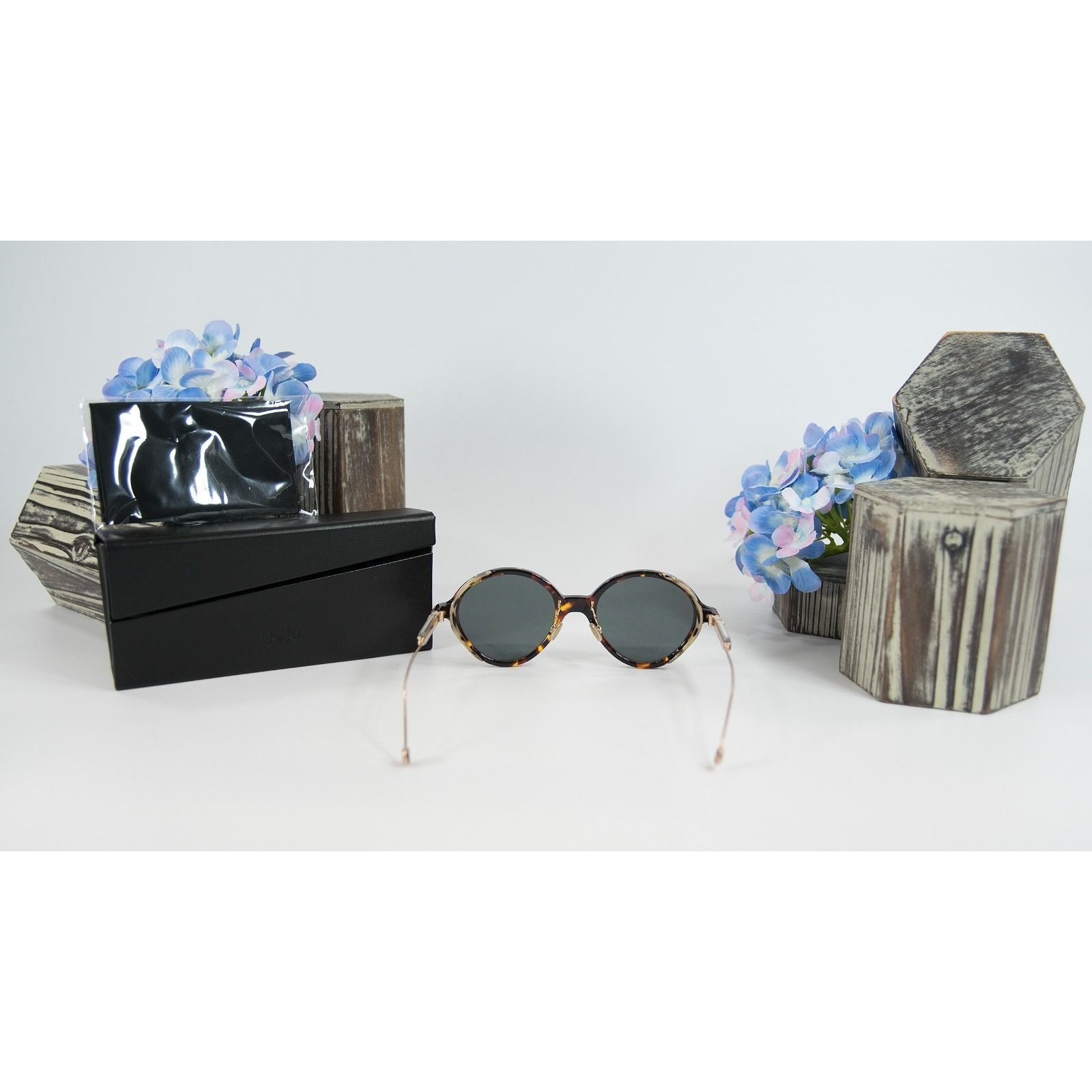 Dior Christian Dior OX3TH Umbrage Tortoise Rose Tropical Gold Sun Size ONE SIZE - 4 Thumbnail
