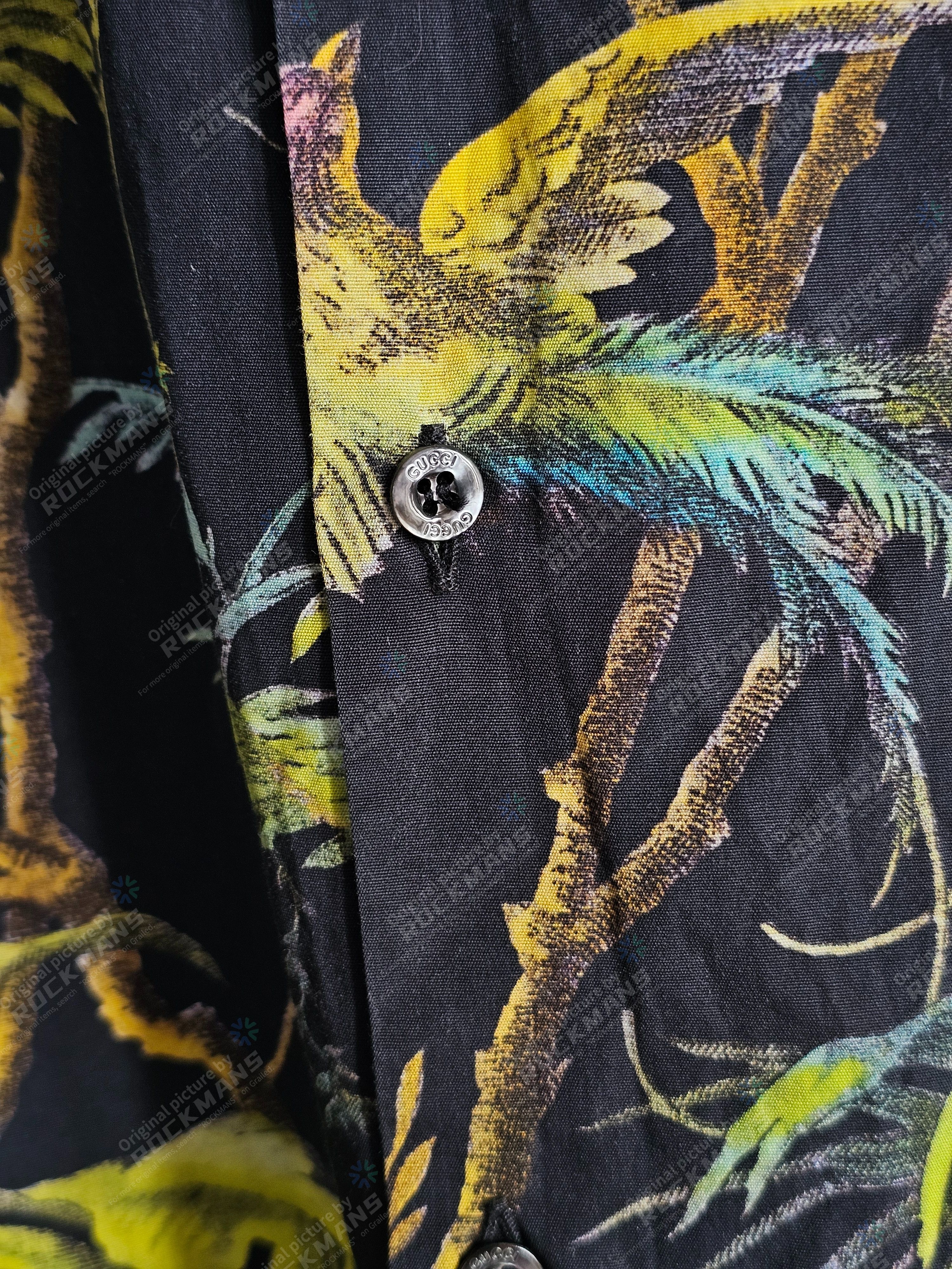 Gucci Gucci Unisex Tropical Shirt Size 37 Size S / US 4 / IT 40 - 2 Thumbnail