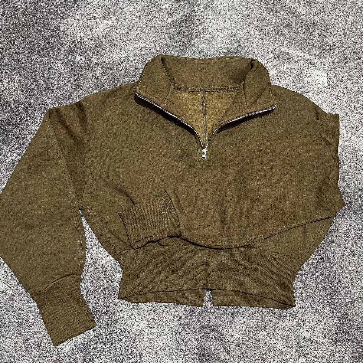 GU CROP SWEATER HALFZIPPER Size S / US 4 / IT 40 - 1 Thumbnail