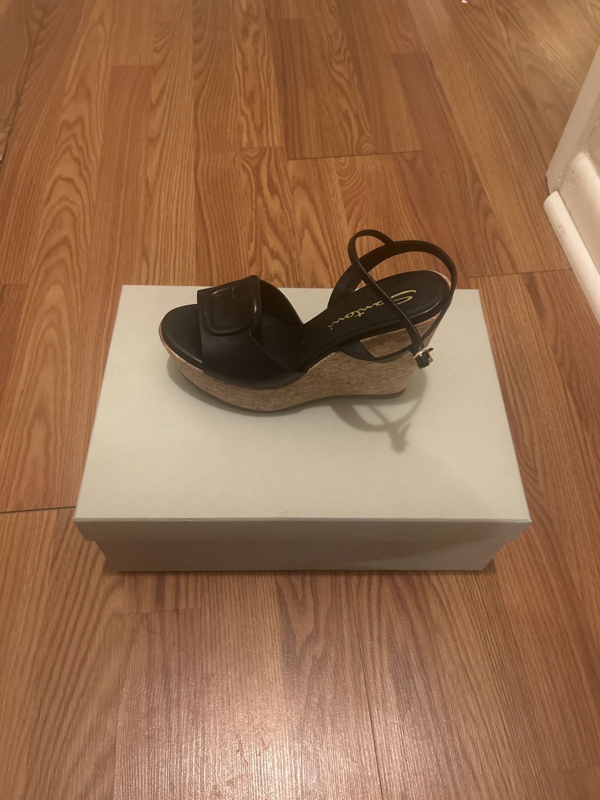 Santoni Santoni Nizza Cork Wedge Sandal Size US 10 / IT 40 - 2 Thumbnail