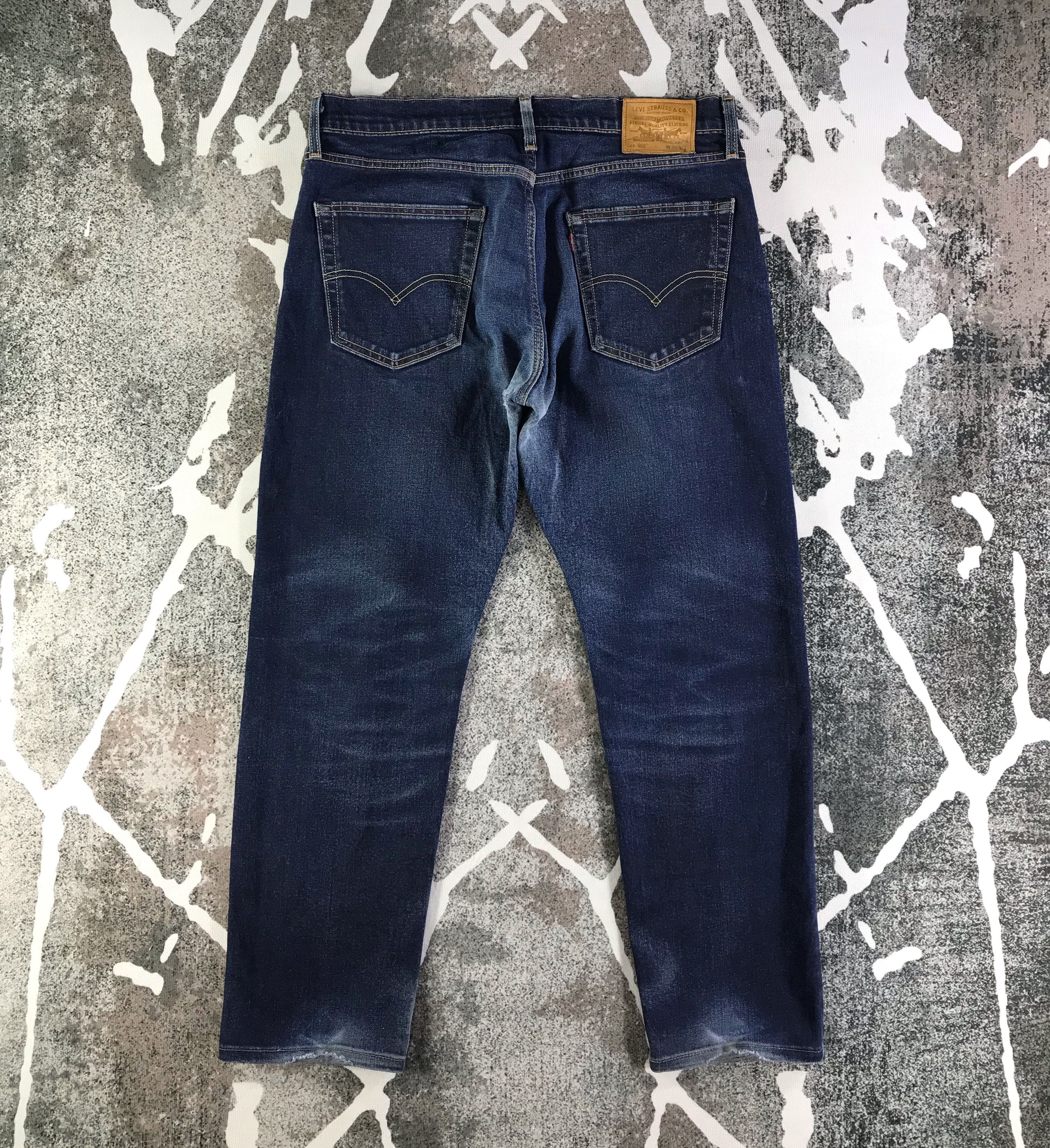 Levi's Levis 502 Jeans Distresed Denim KJ2201 Size US 33 - 2 Thumbnail