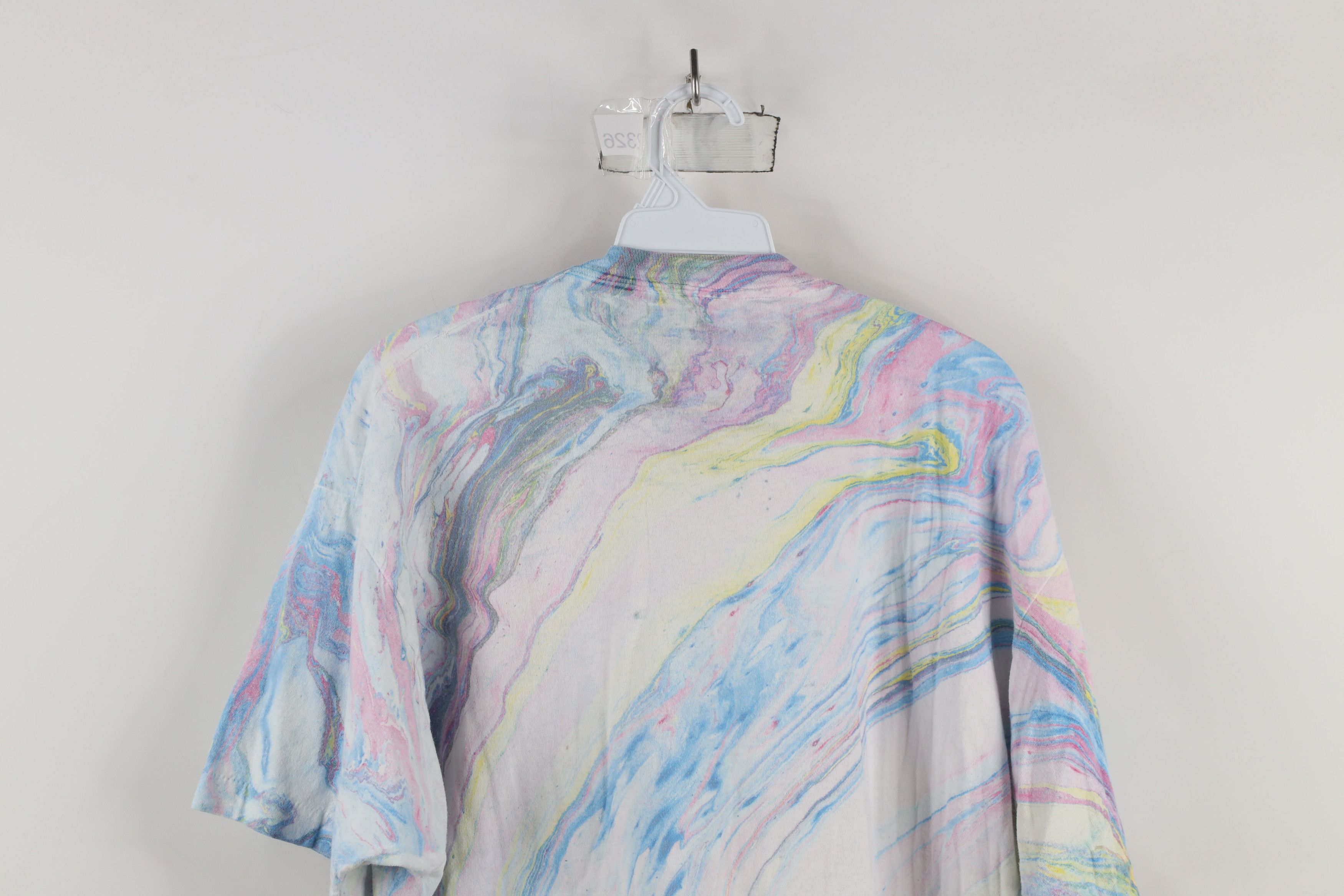 Vintage Vintage 90s Streetwear Paint Tie Dye Shot Sleeve T-Shirt USA Size US XXL / EU 58 / 5 - 9 Thumbnail