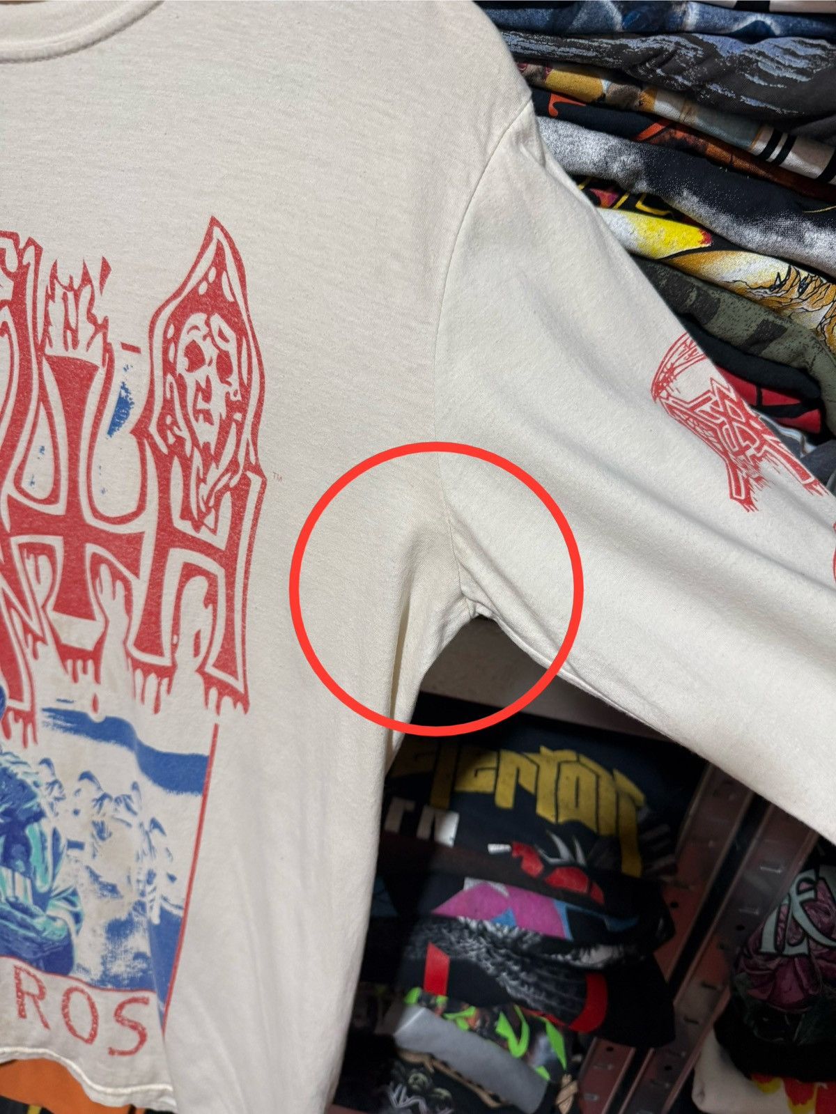Band Tees × Vintage Vintage 2019 Death Leprosy Posterized Longsleeve T-Shirt Y2K Size US L / EU 52-54 / 3 - 13 Thumbnail