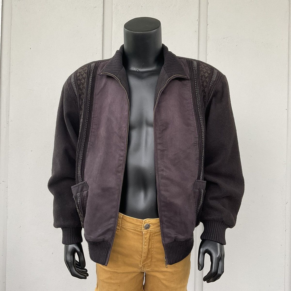 Vintage Vintage Rovello full zipper jacket Size US L / EU 52-54 / 3 - 3 Thumbnail