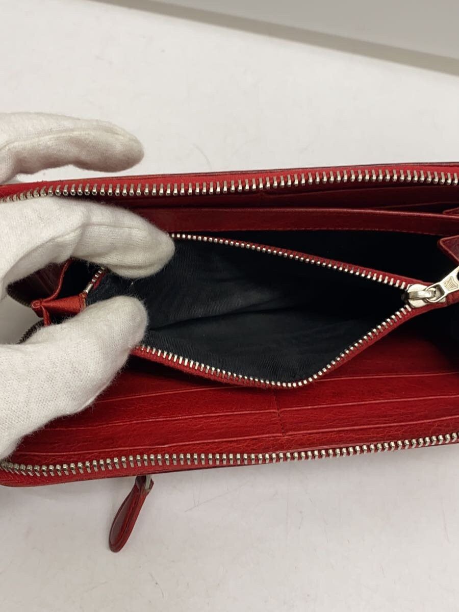 Balenciaga Balenciaga Sheepskin Long Wallet Red Size ONE SIZE - 4 Thumbnail