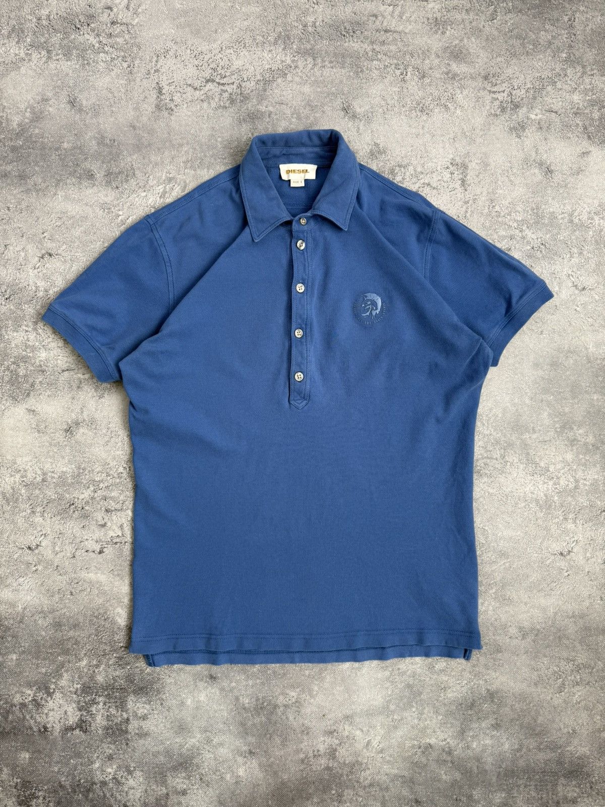 Diesel Vintage Y2K Diesel Avant Garde Polo Shirt 90s Streetwear Size US S / EU 44-46 / 1 - 2 Thumbnail