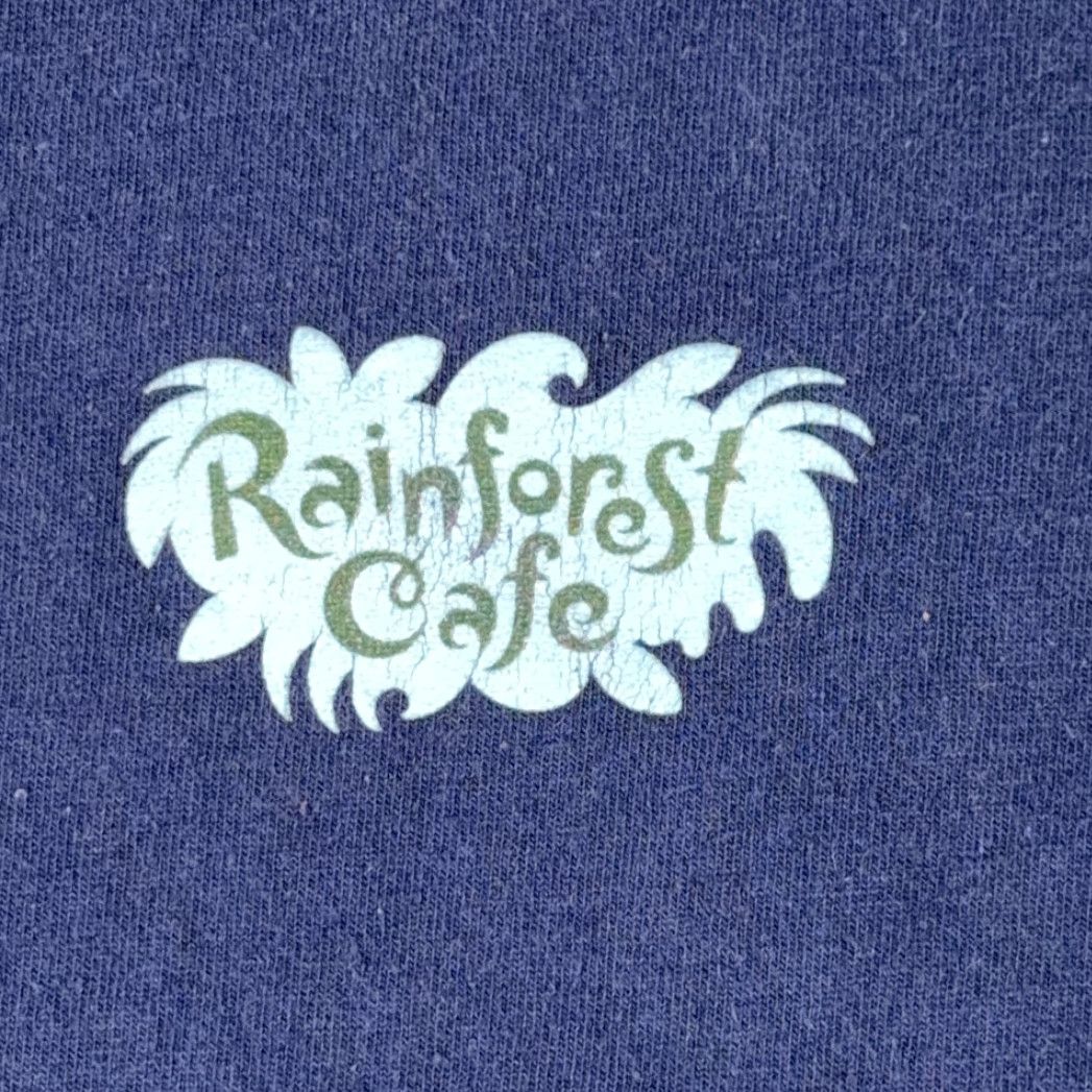 Vintage VINTAGE Rainforest Cafe Shirt XL Blue Cotton USA 90s Rainforest Cafe Shirt Mens XL Size US XL / EU 56 / 4 - 3 Thumbnail