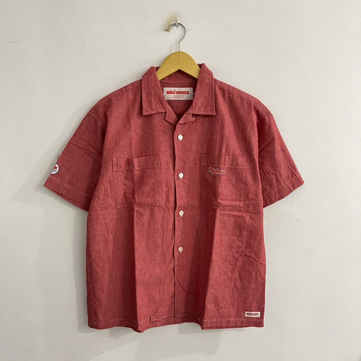 Japanese Brand Miki House Campcollar Shirt Size US M / EU 48-50 / 2 - 1 Thumbnail