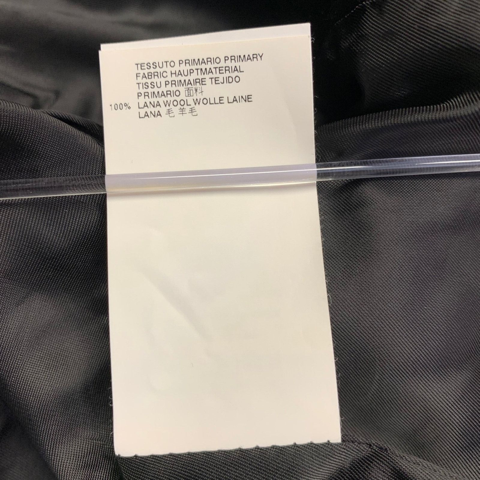 Maison Margiela 2 Black Wool Shawl Collar Jacket Blazer Size XS / US 0-2 / IT 36-38 - 9 Thumbnail